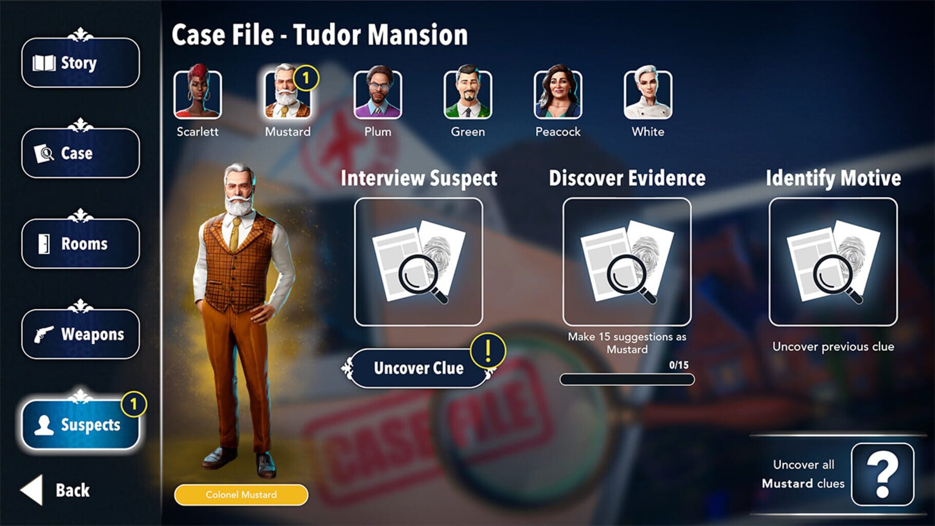 Clue/Cluedo screenshot