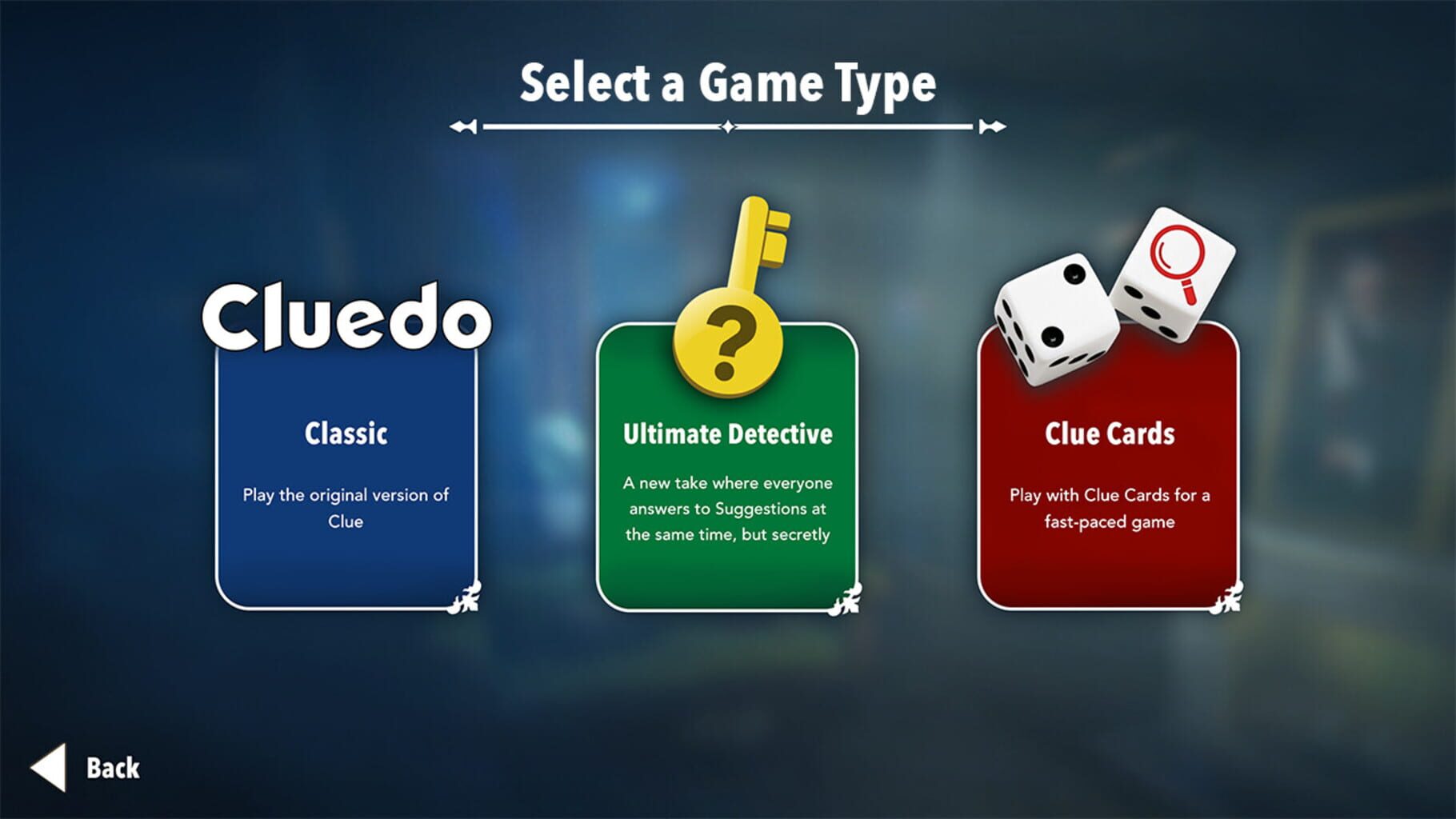 Clue/Cluedo screenshot