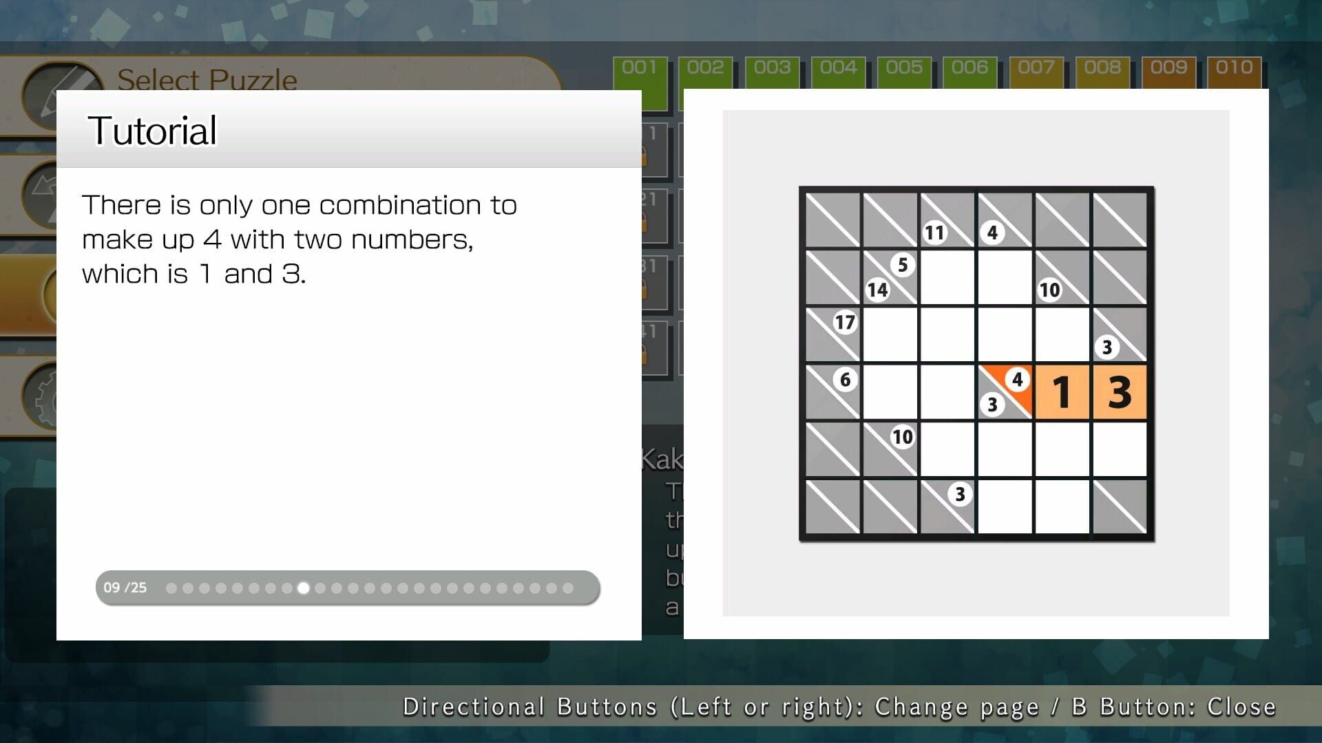 Puzzle by Nikoli W Kakuro - Screenshot