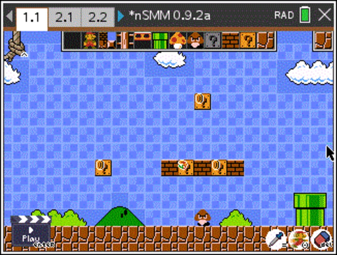 Captura de pantalla - Super Mario Maker for Nspire