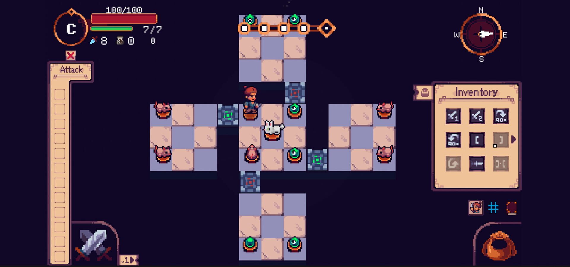 Programmer Dungeon Knightress: Samurai Pack - Screenshot
