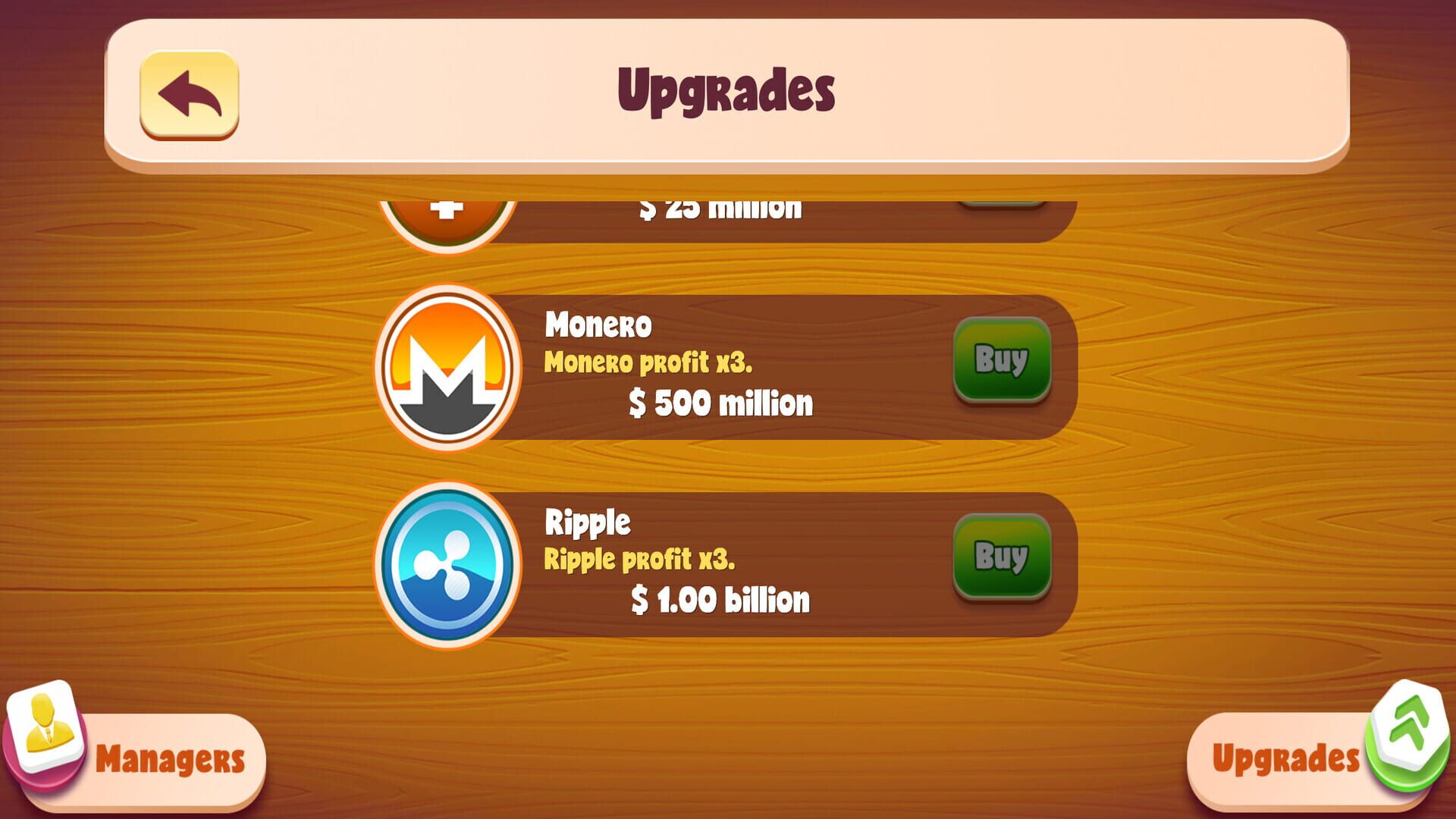 Idle Crypto Capitalist - Screenshot