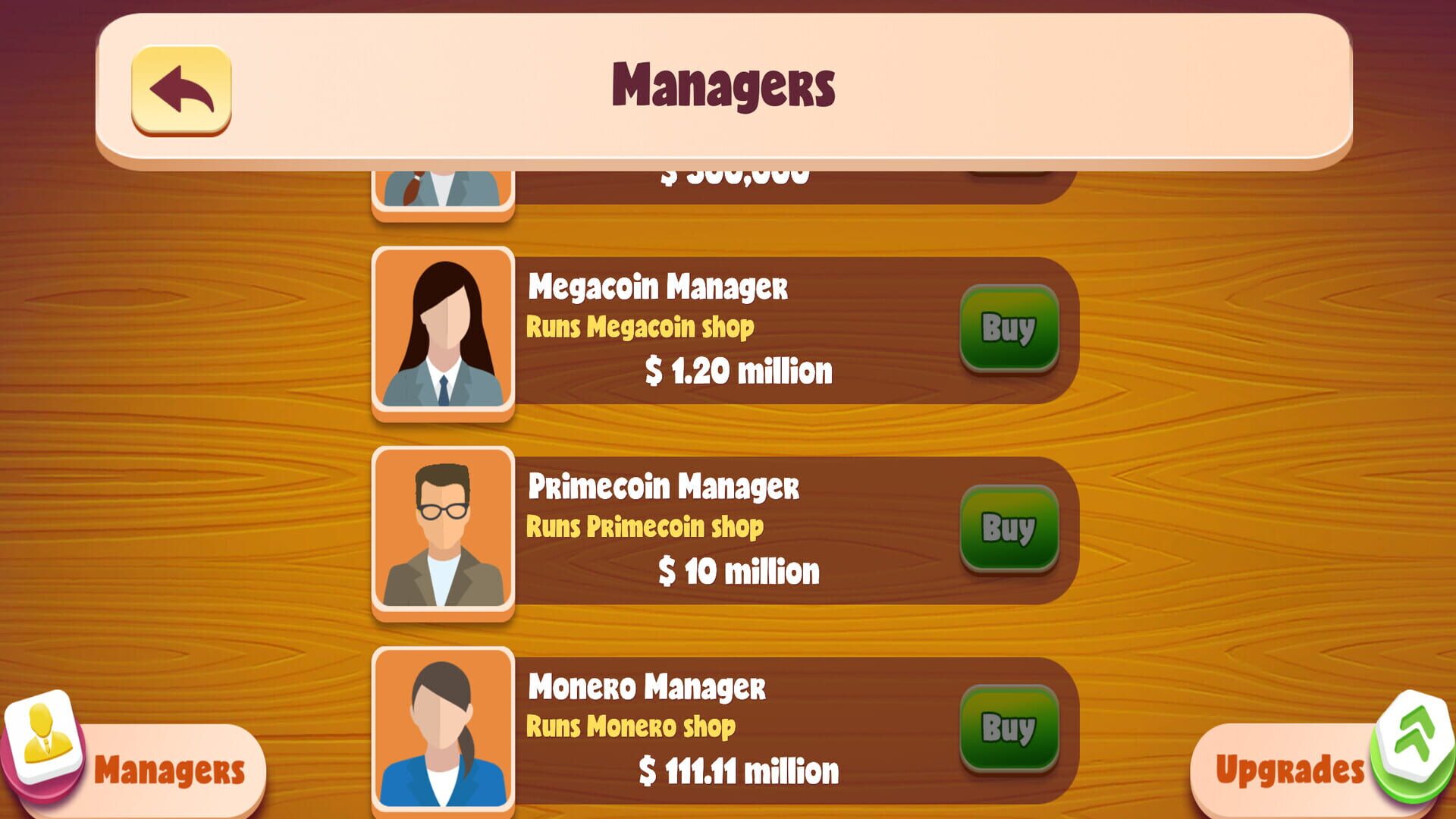 Idle Crypto Capitalist - Screenshot