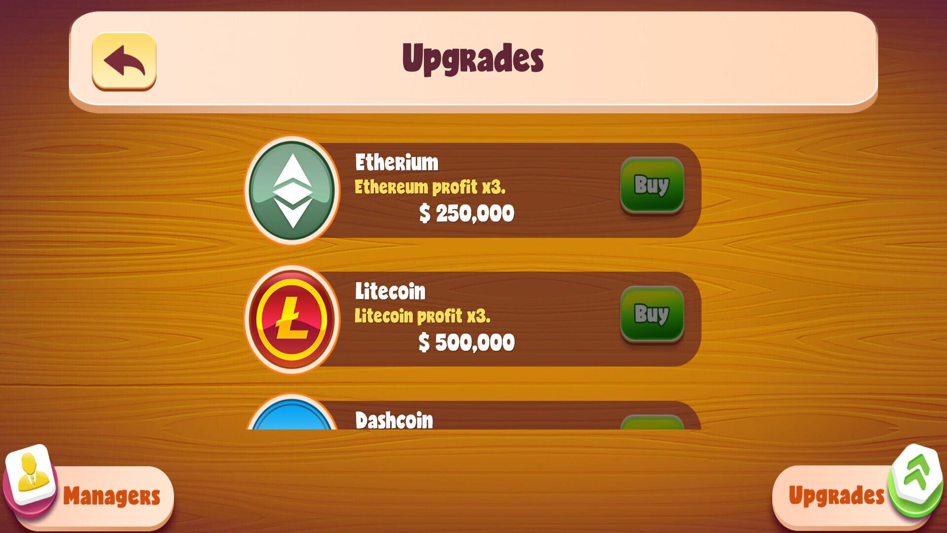 Idle Crypto Capitalist - Screenshot