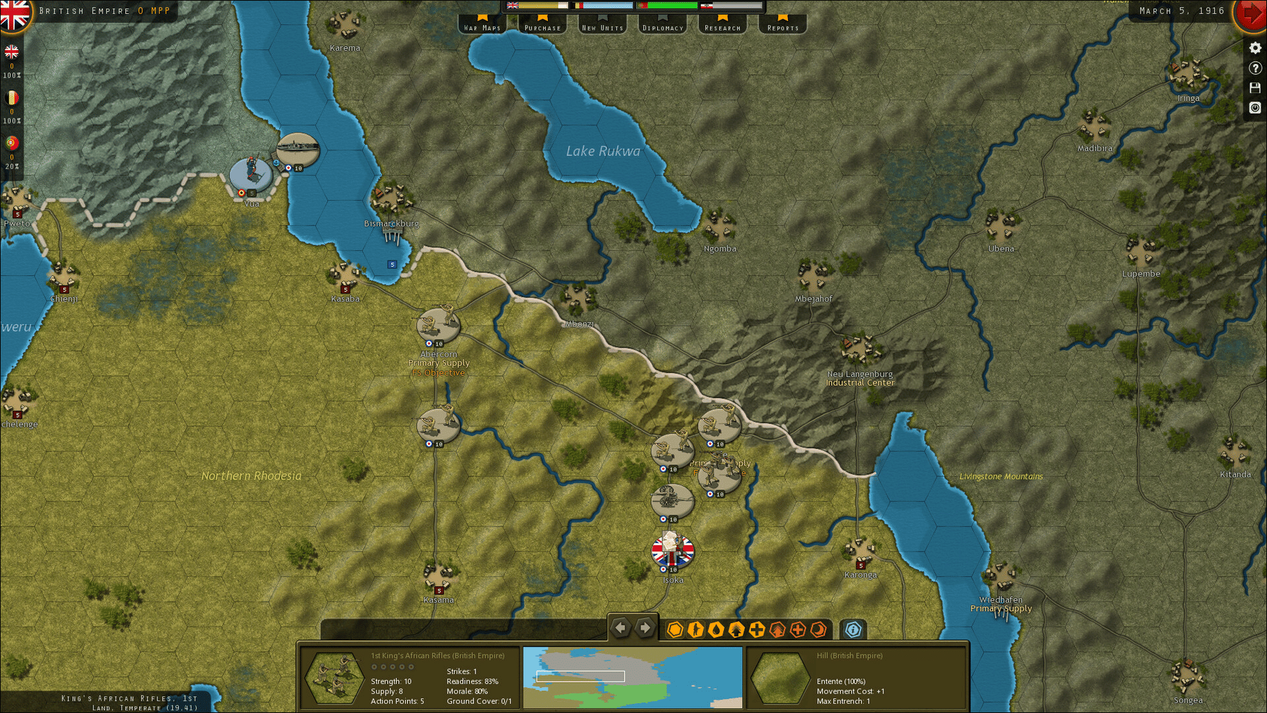 Strategic Command: World War I - Empires in Turmoil screenshot