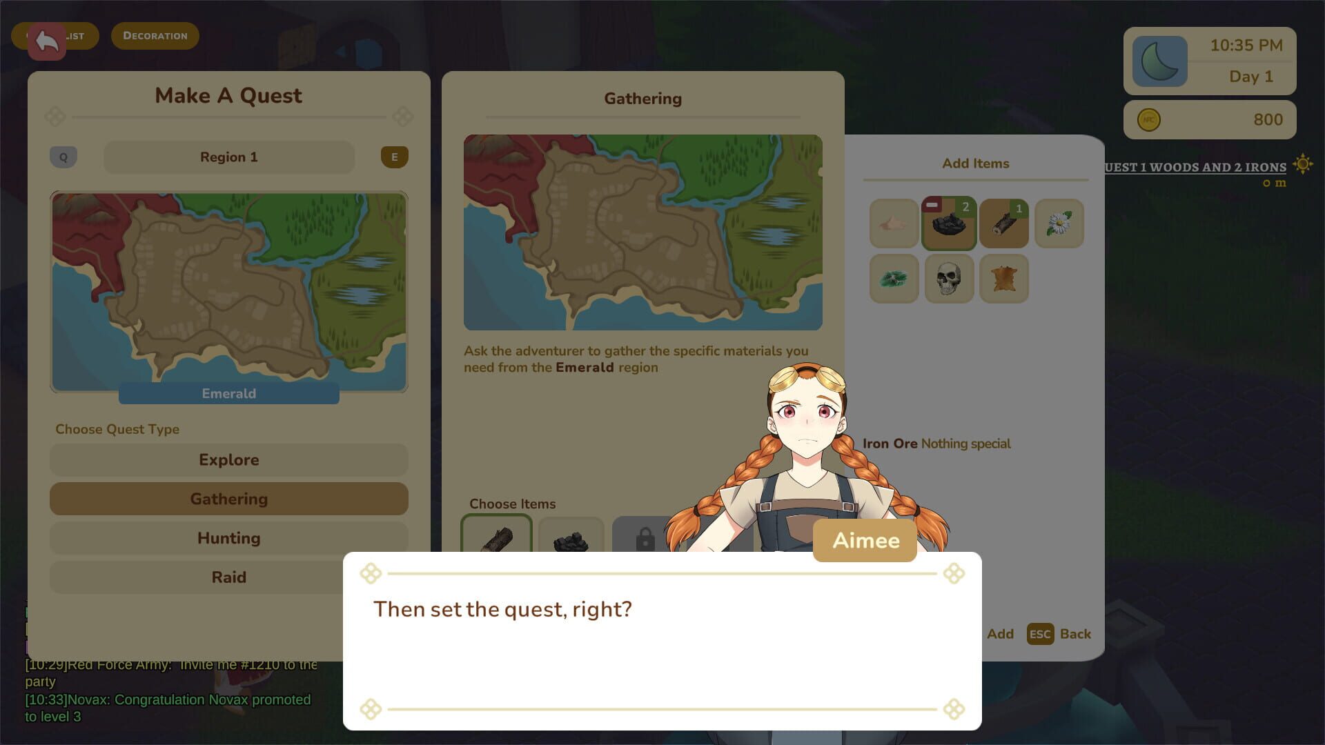 NPC Ville: The Story of the Blacksmith - Screenshot