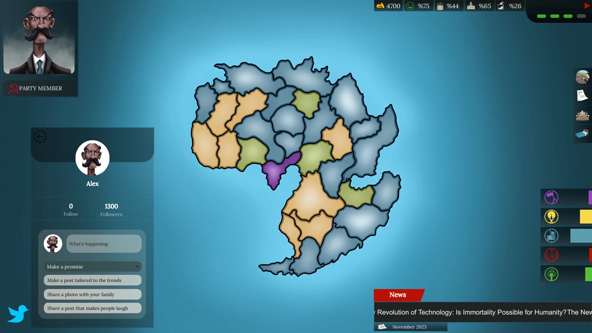 Political Mastery - Screenshot