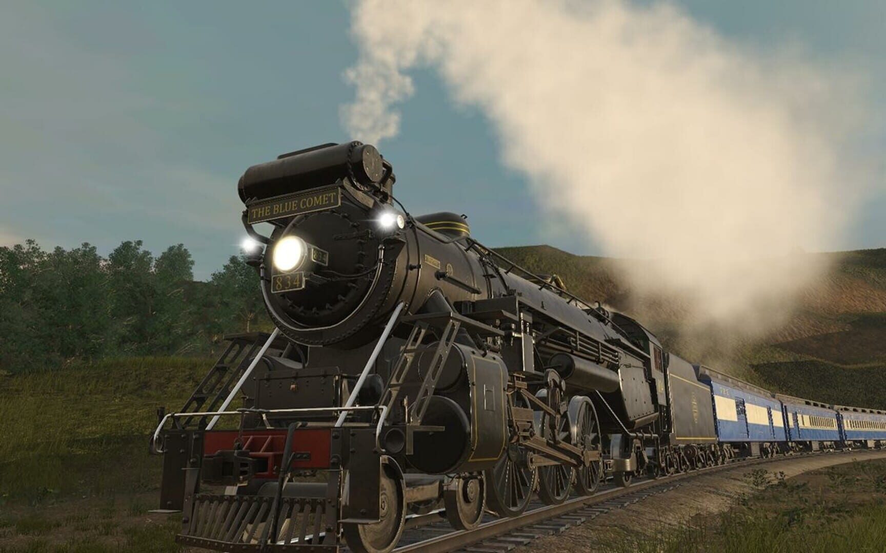 Trainz Plus DLC: Blue Comet 2.0 - The Seashore's Finest Train - Screenshot