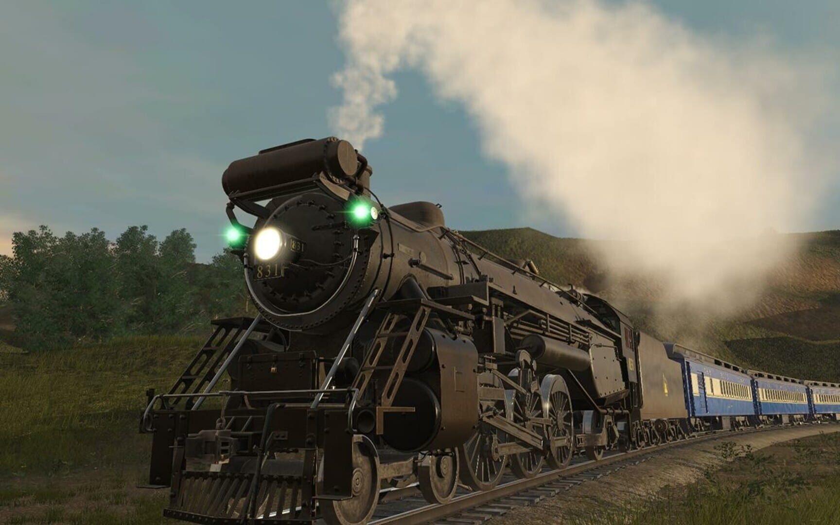 Trainz Plus DLC: Blue Comet 2.0 - The Seashore's Finest Train - Screenshot