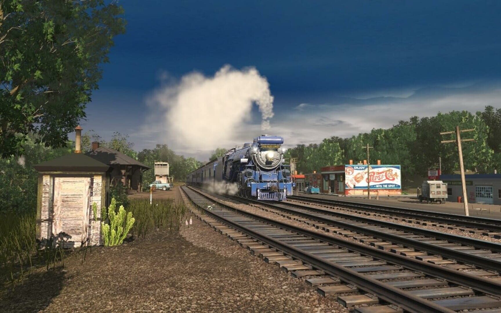 Trainz Plus DLC: Blue Comet 2.0 - The Seashore's Finest Train - Screenshot