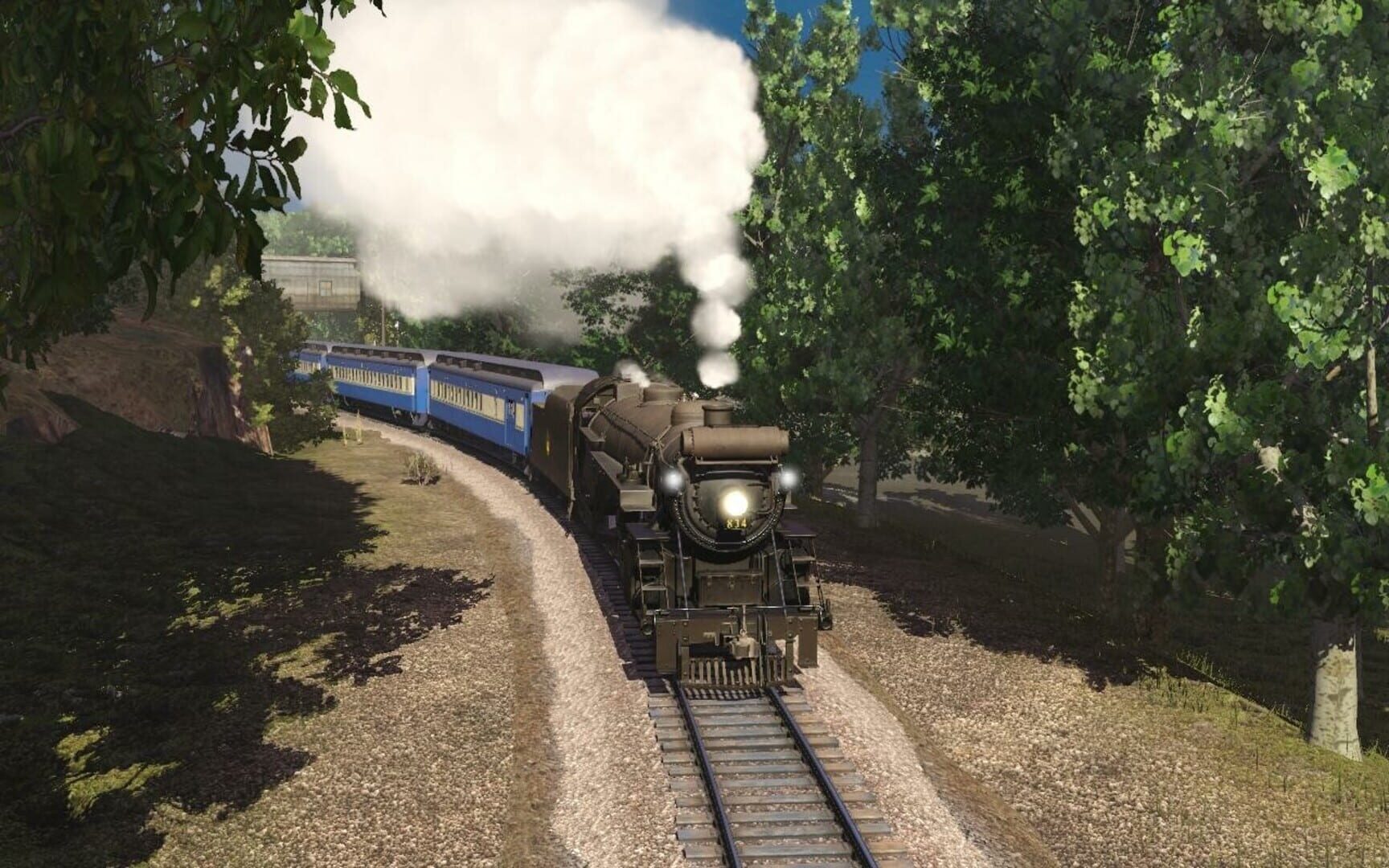 Trainz Plus DLC: Blue Comet 2.0 - The Seashore's Finest Train - Screenshot