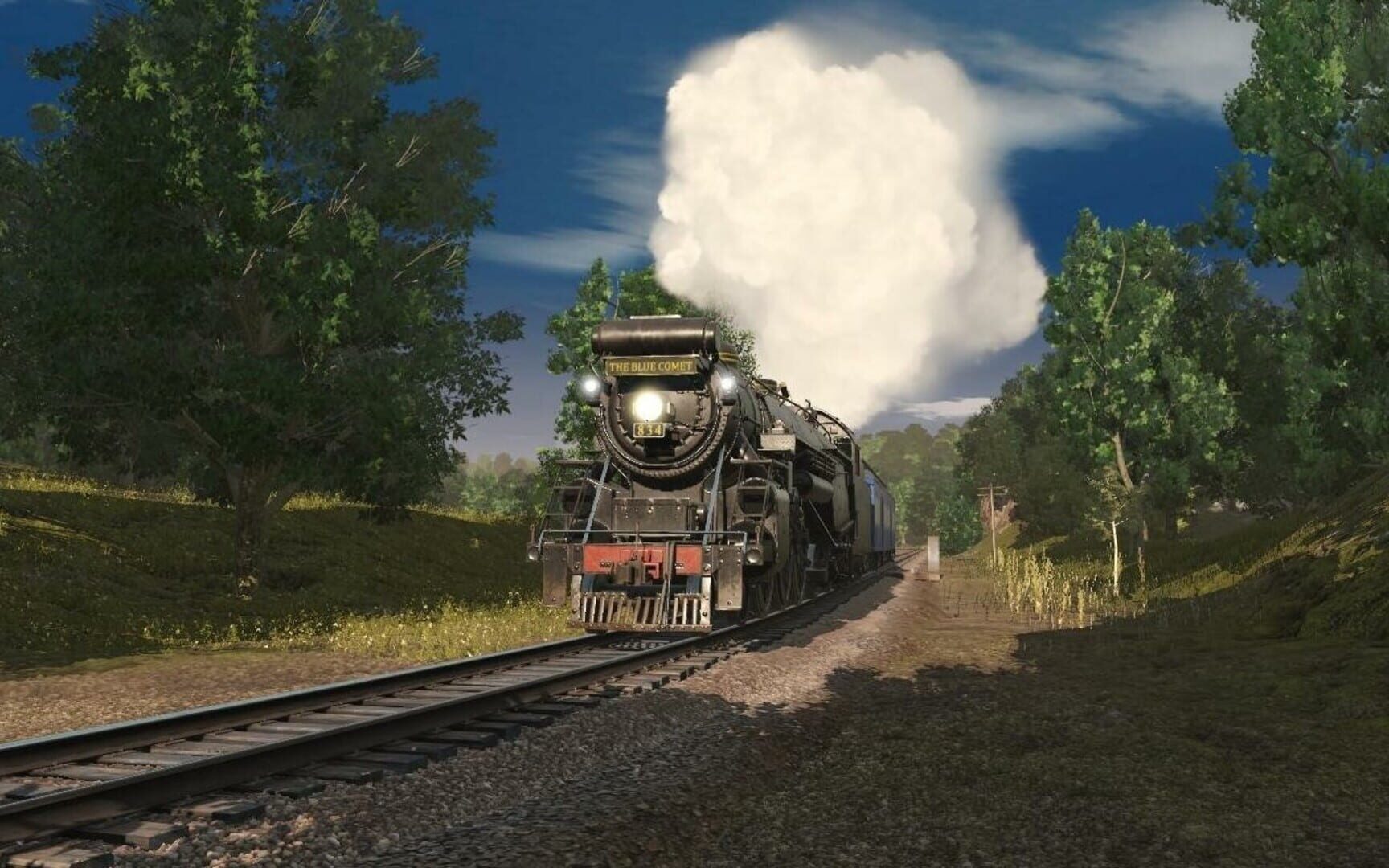 Trainz Plus DLC: Blue Comet 2.0 - The Seashore's Finest Train - Screenshot