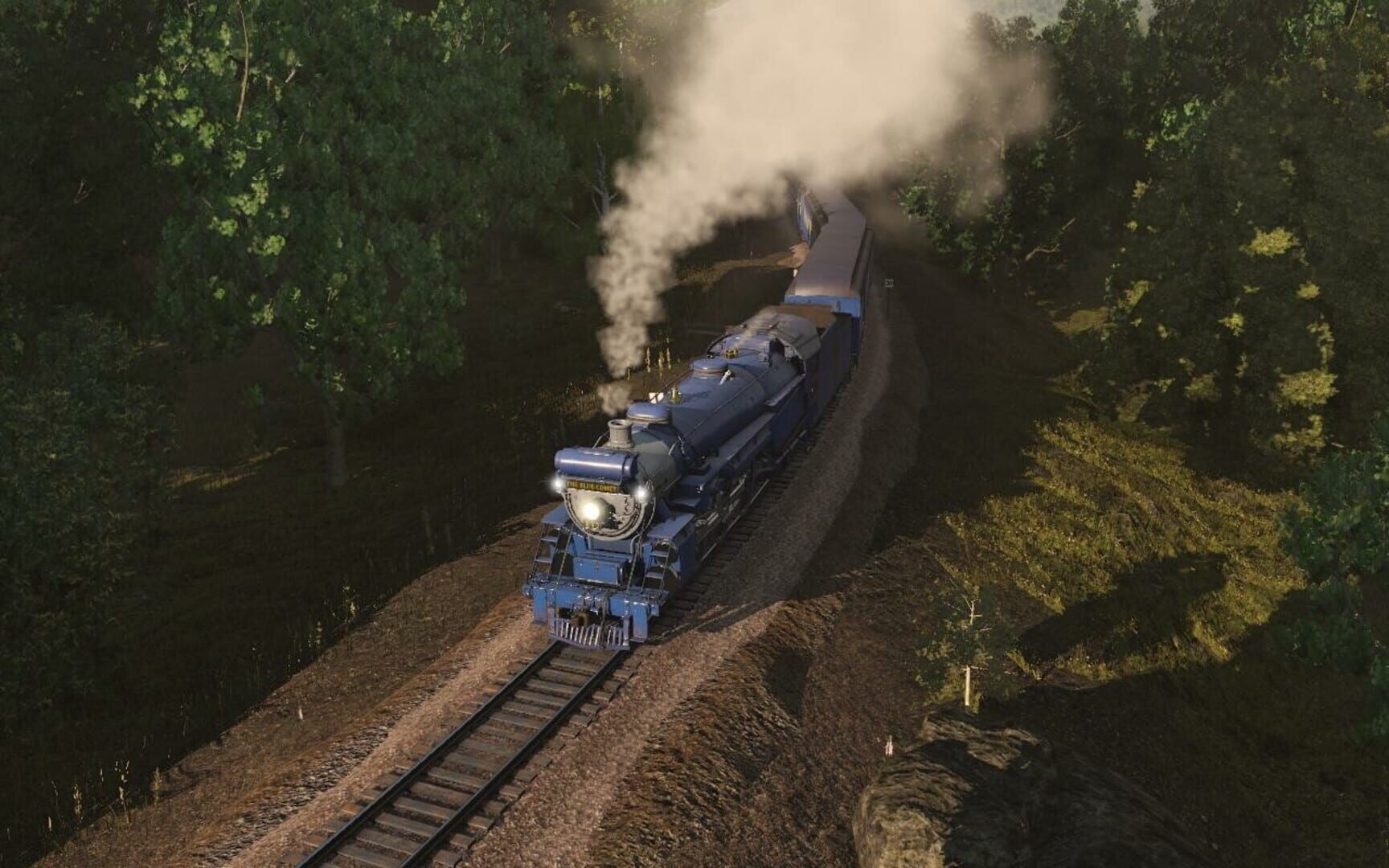 Trainz Plus DLC: Blue Comet 2.0 - The Seashore's Finest Train - Screenshot