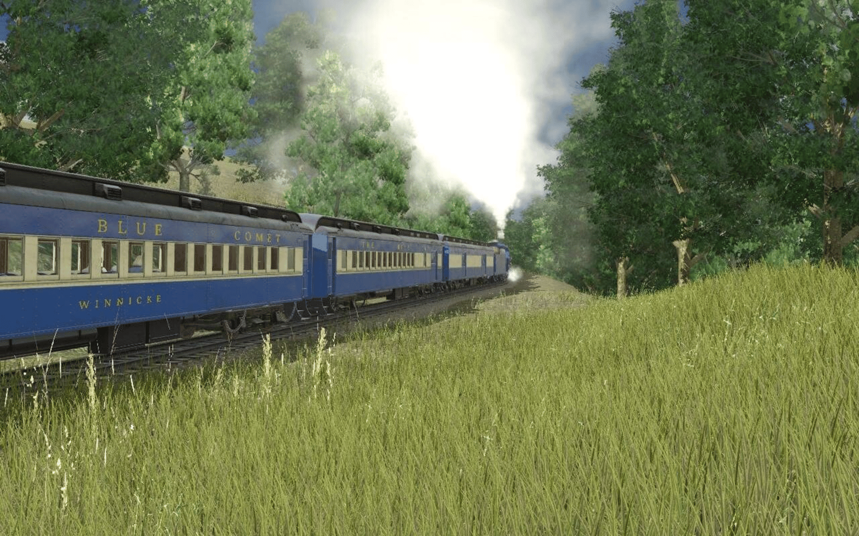 Trainz 2022 DLC: Blue Comet 2.0 - The Seashore's Finest Train screenshot