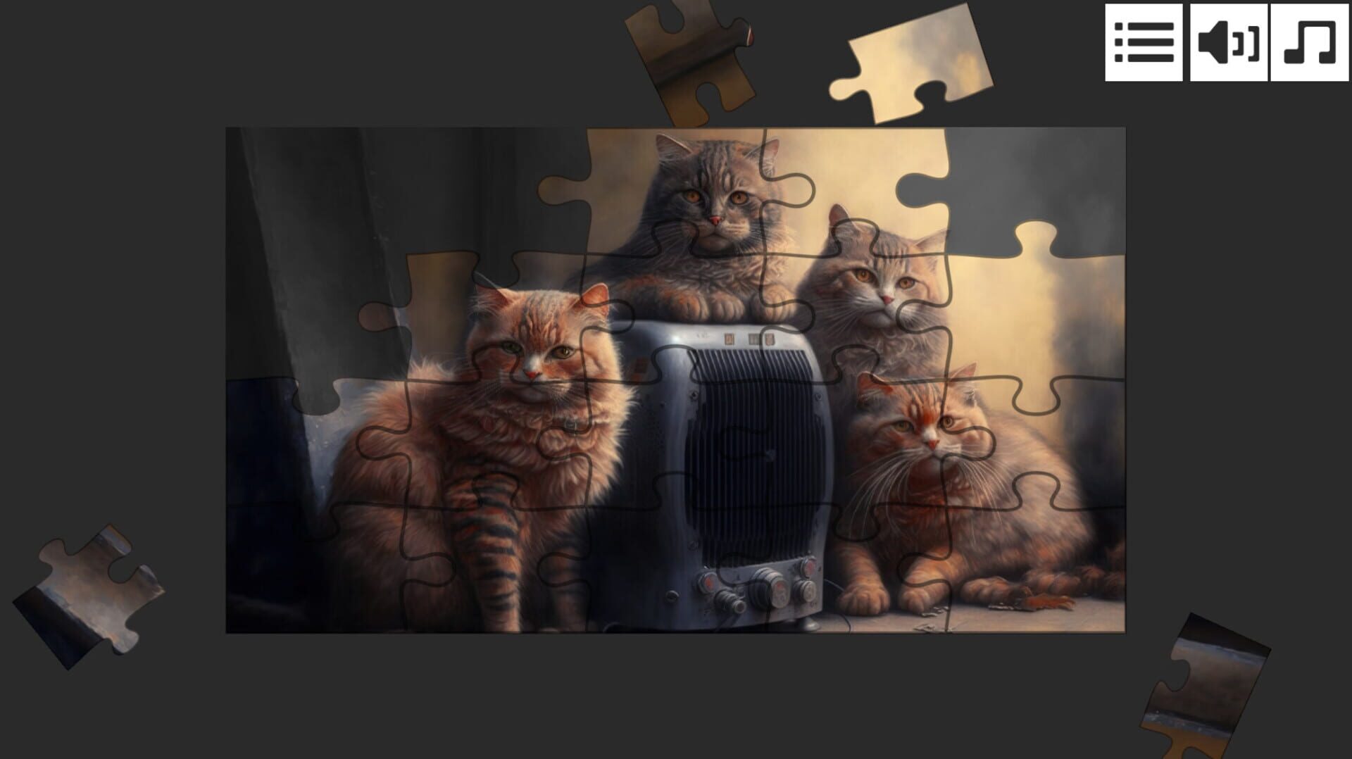 Cat Jigsaw Puzzle Games: Expansion Pack 1 - Screenshot