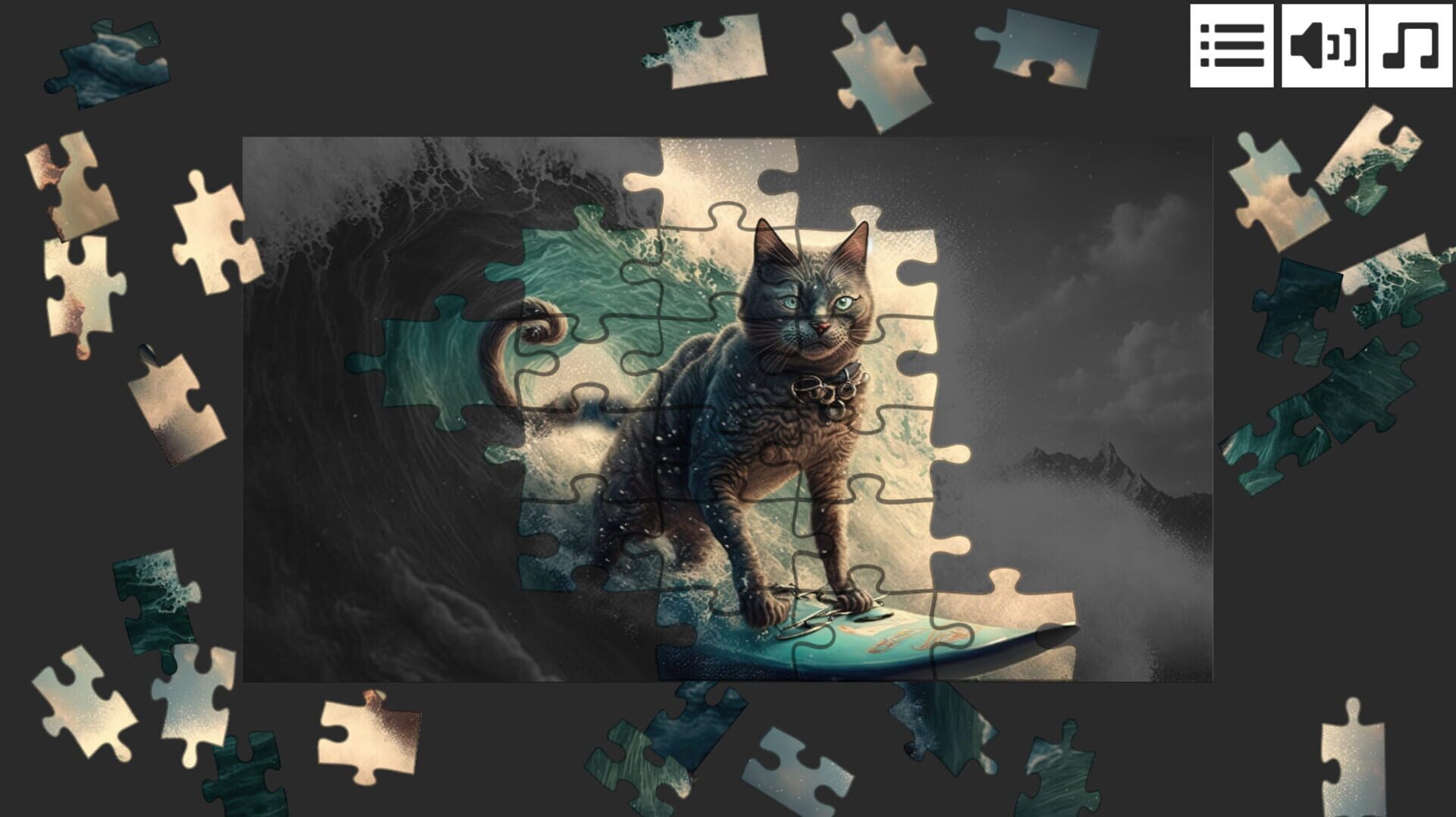 Cat Jigsaw Puzzle Games: Expansion Pack 3 - Screenshot