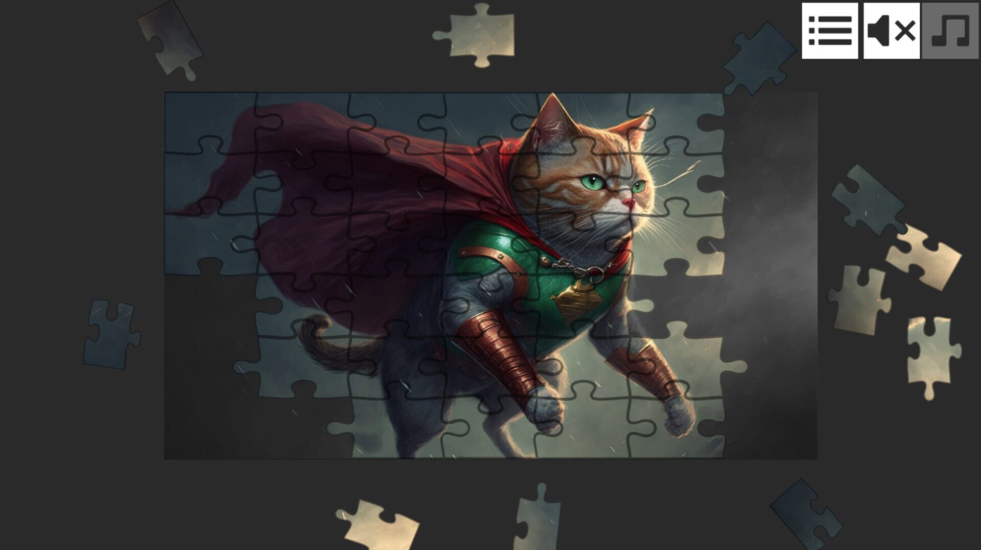 Cat Jigsaw Puzzle Games: Expansion Pack 7 - Screenshot