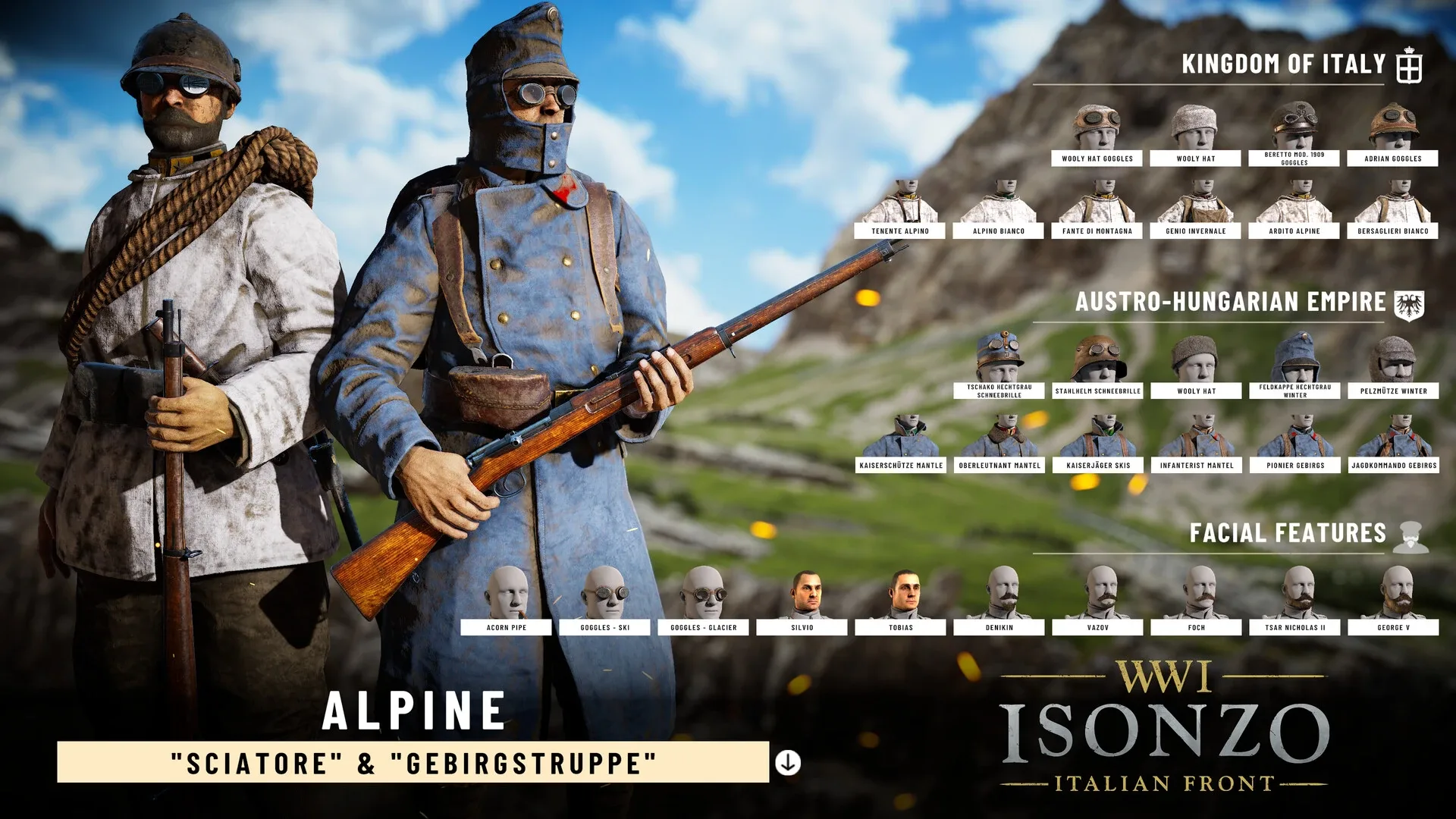 Isonzo: Alpine Units Pack