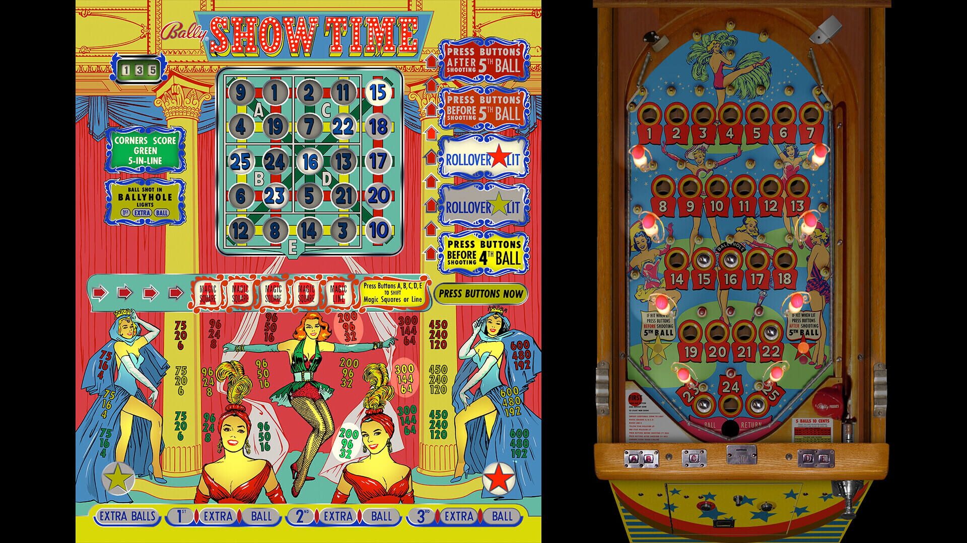 Bingo Pinball Gameroom: Bally Show Time - Screenshot