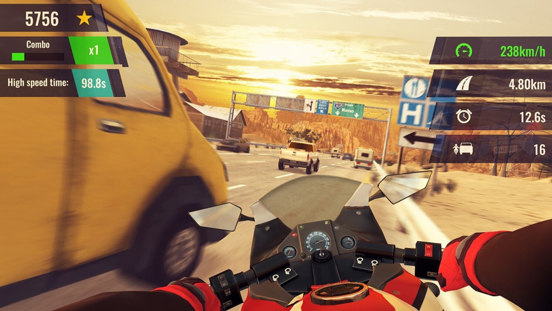 Moto Rush GT: Back To School Edition screenshot