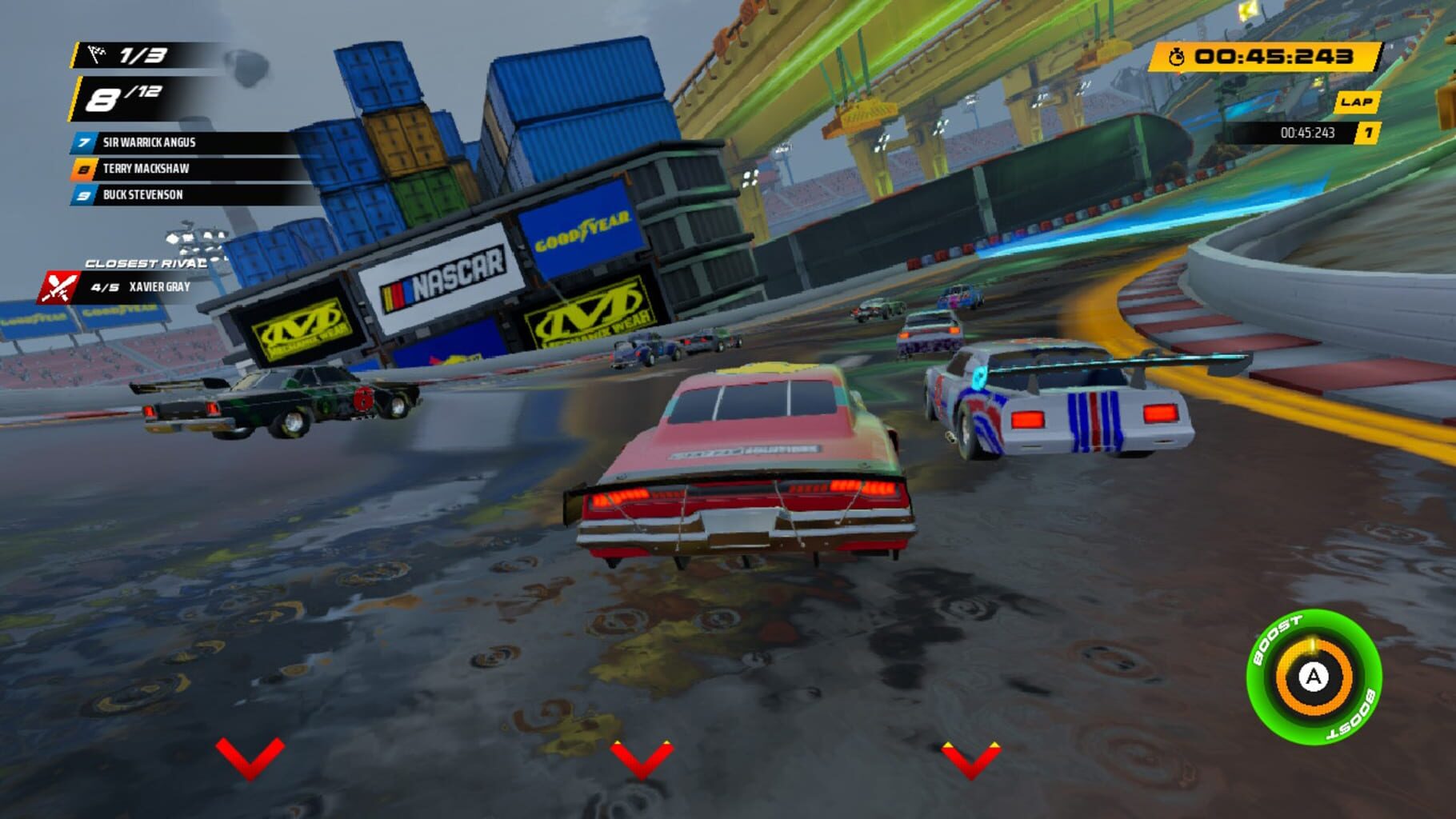 Captura de pantalla - NASCAR Arcade Rush: Project-X Edition