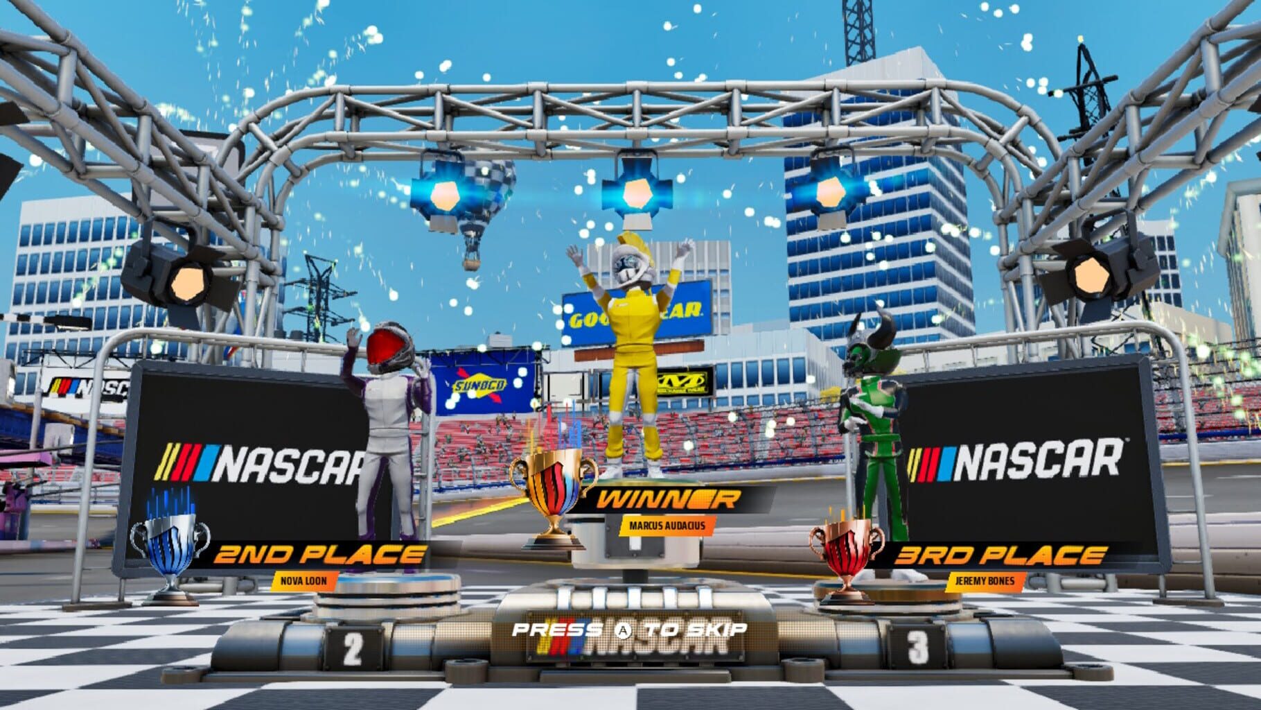 Captura de pantalla - NASCAR Arcade Rush: Project-X Edition