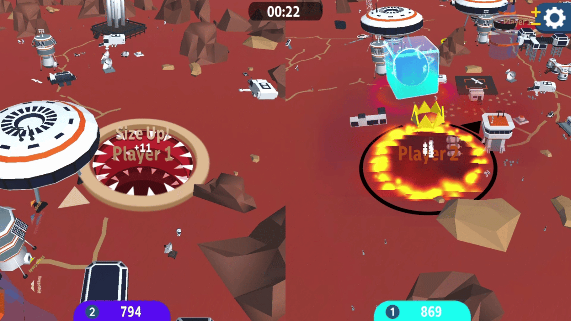 Hole io: Red Planet DLC screenshot