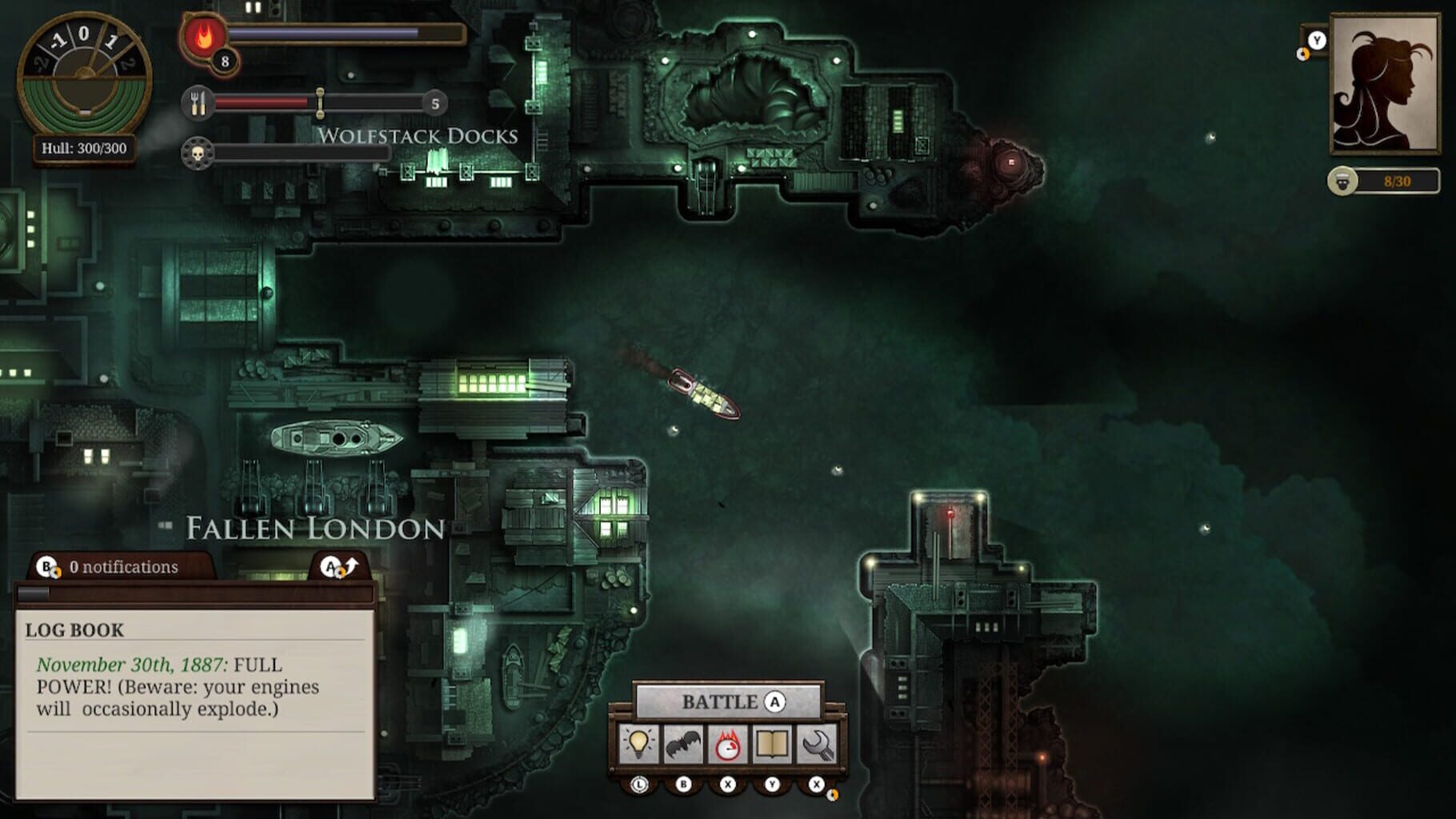 Sunless Sea: Zubmariner Edition screenshot