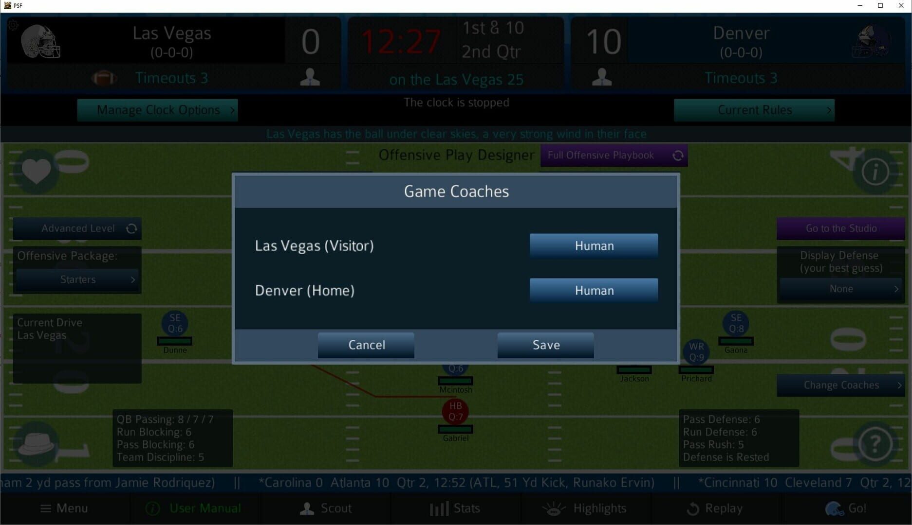 Pro Strategy Football 2024 - Screenshot