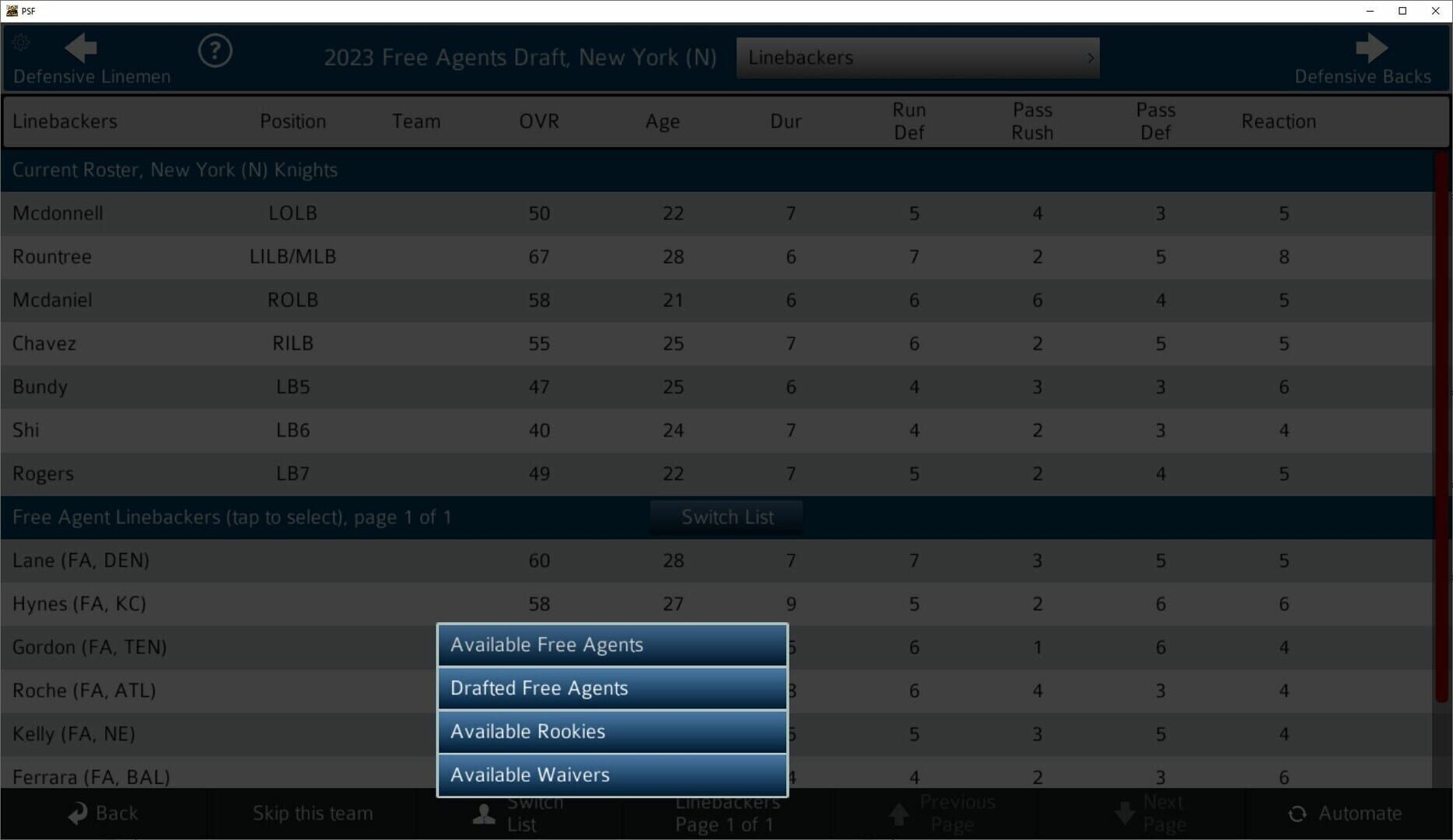 Pro Strategy Football 2024 - Screenshot