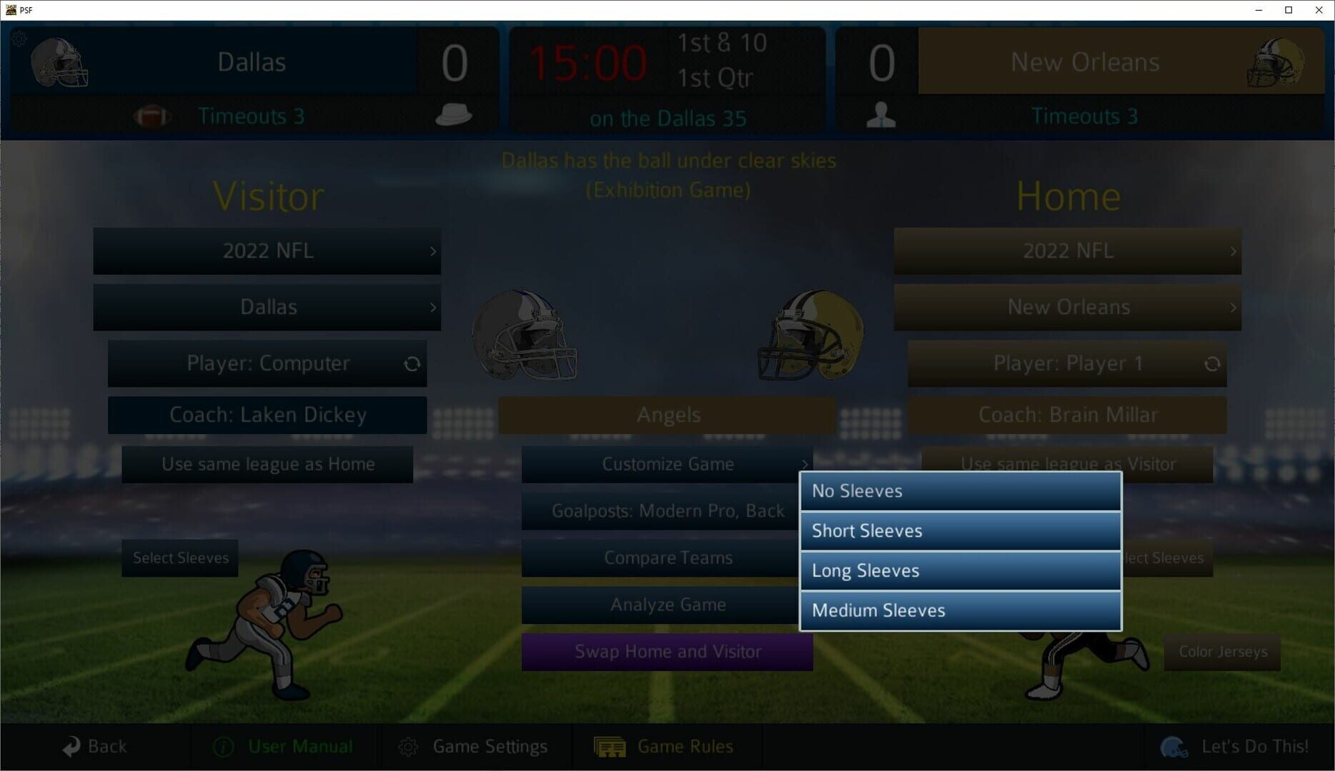 Pro Strategy Football 2024 - Screenshot
