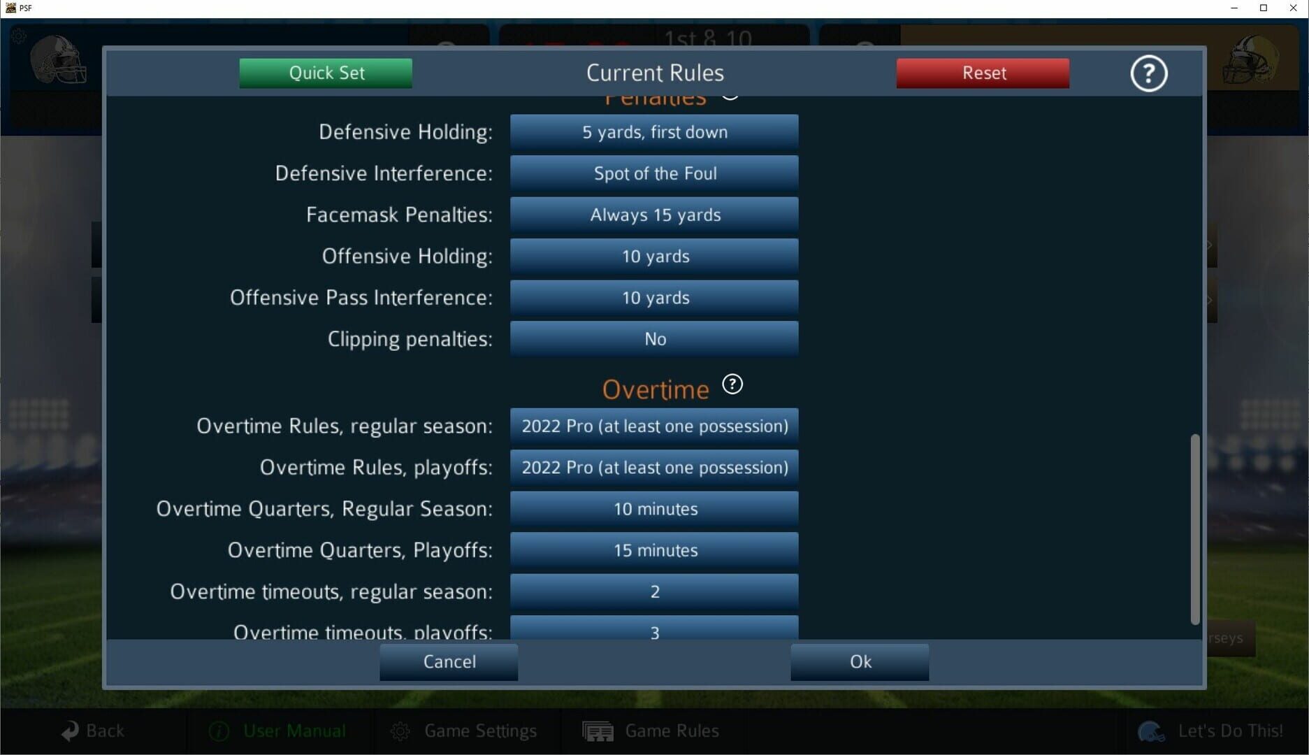Pro Strategy Football 2024 - Screenshot