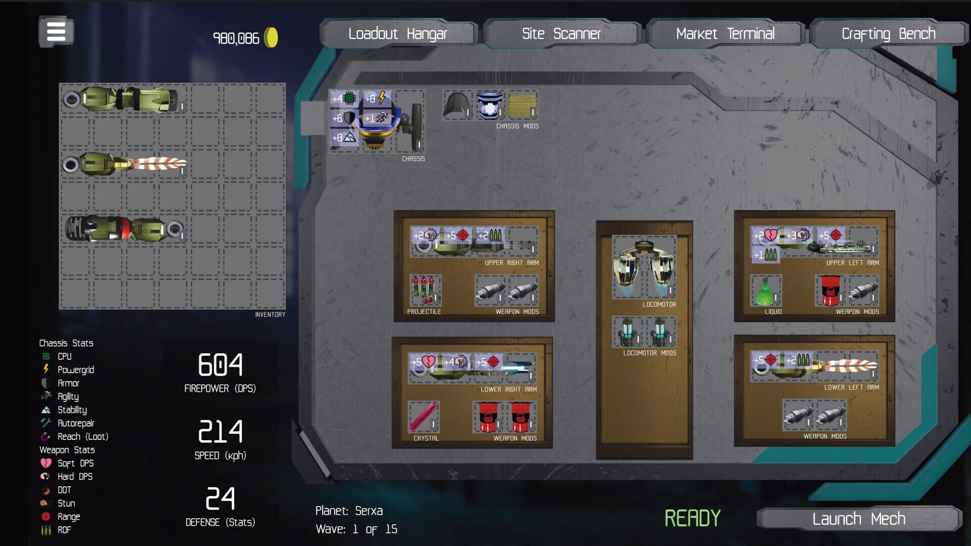 Mech vs. Bugs - Screenshot