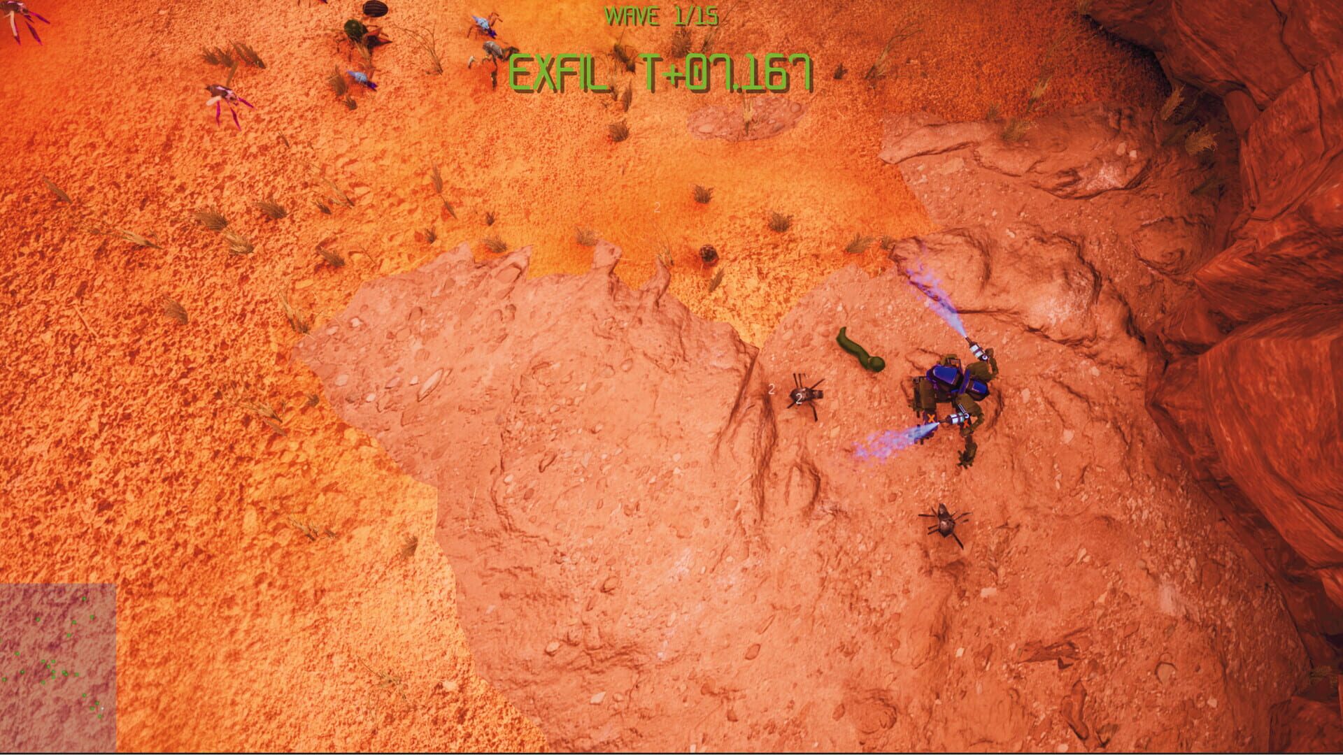Mech vs. Bugs - Screenshot