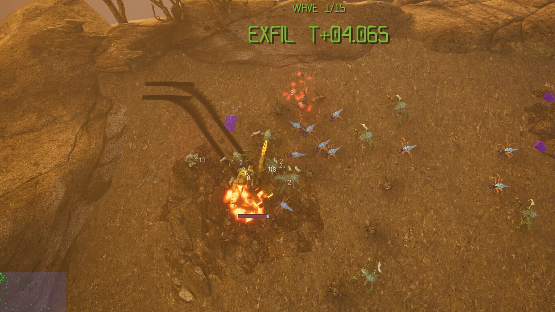 Mech vs. Bugs - Screenshot