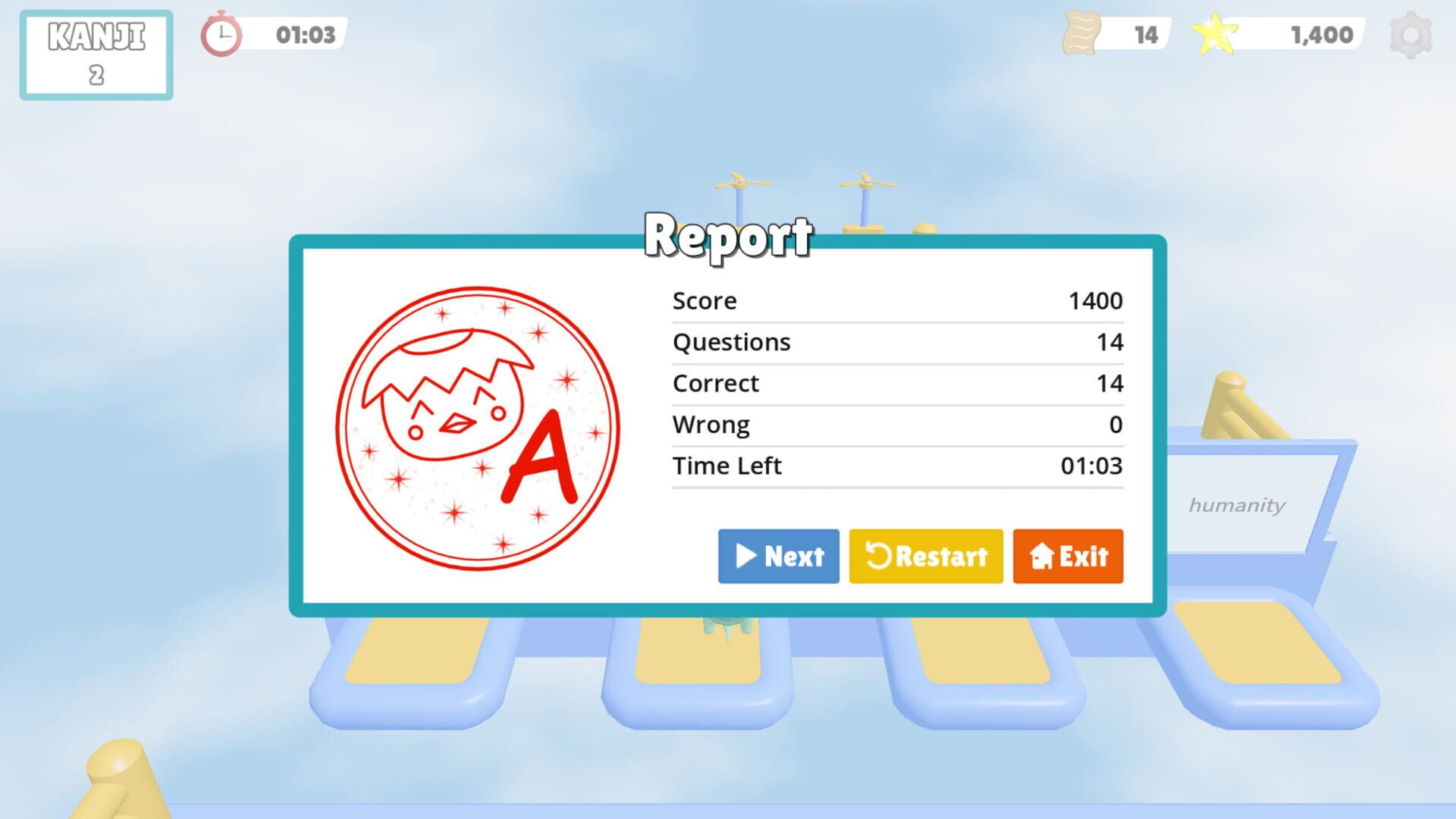 Kappa Kanji Adventure - Screenshot