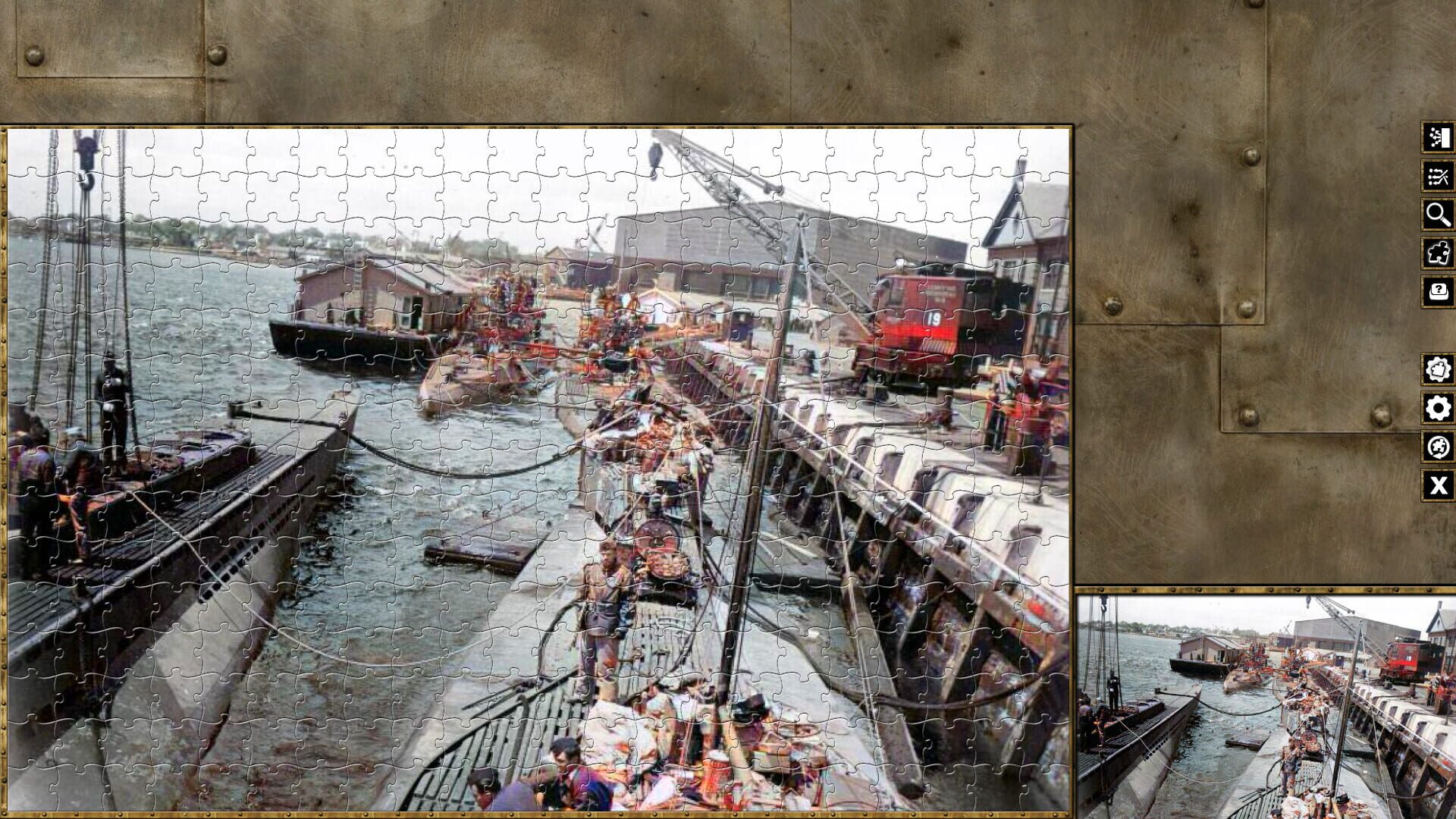 Pixel Puzzles WW2 Jigsaw: Kriegsmarine - Screenshot