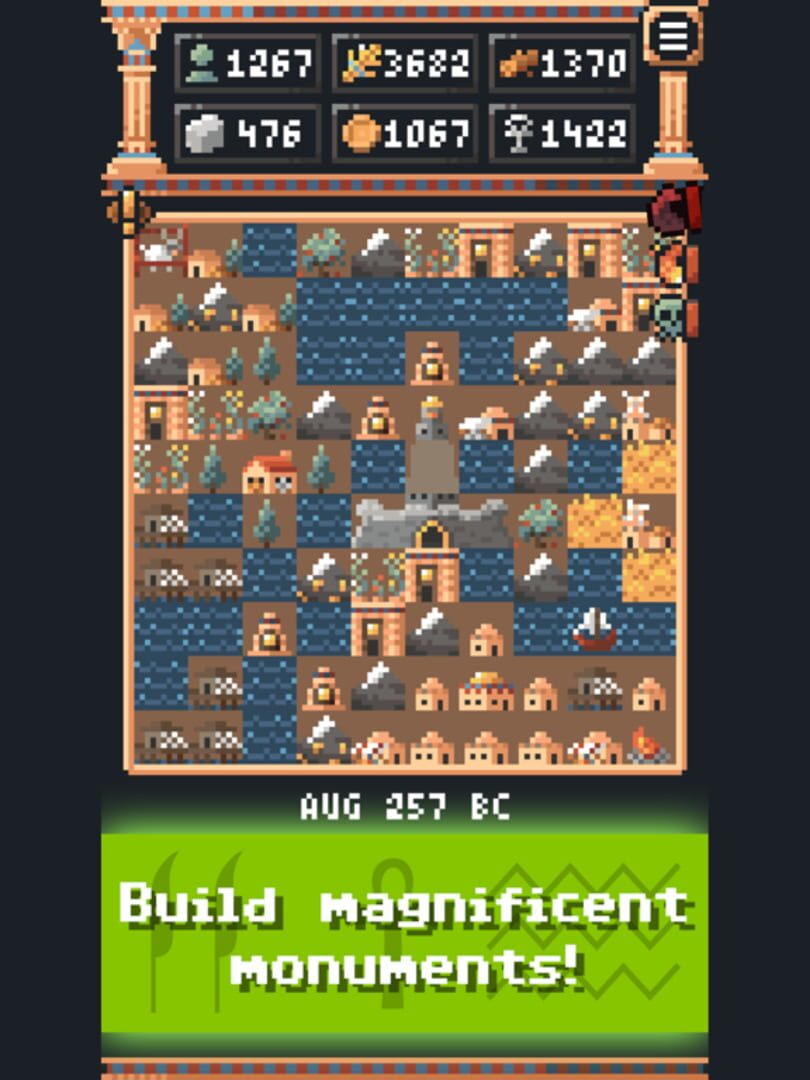 Tiny Pharaoh: Pixel Strategy - Screenshot