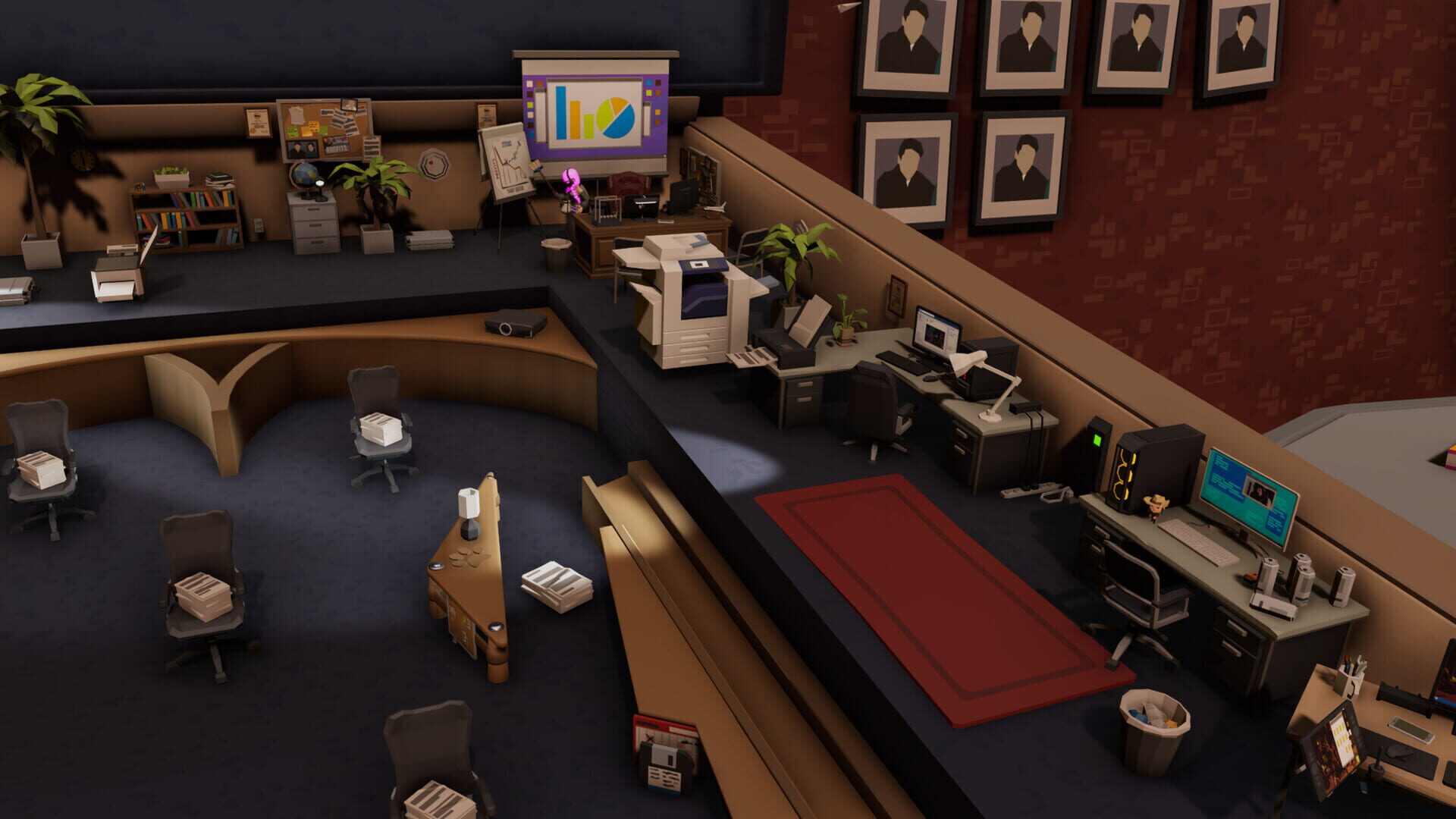 Roxy Raccoon's Pinball Panic: Workplace Worries - Screenshot