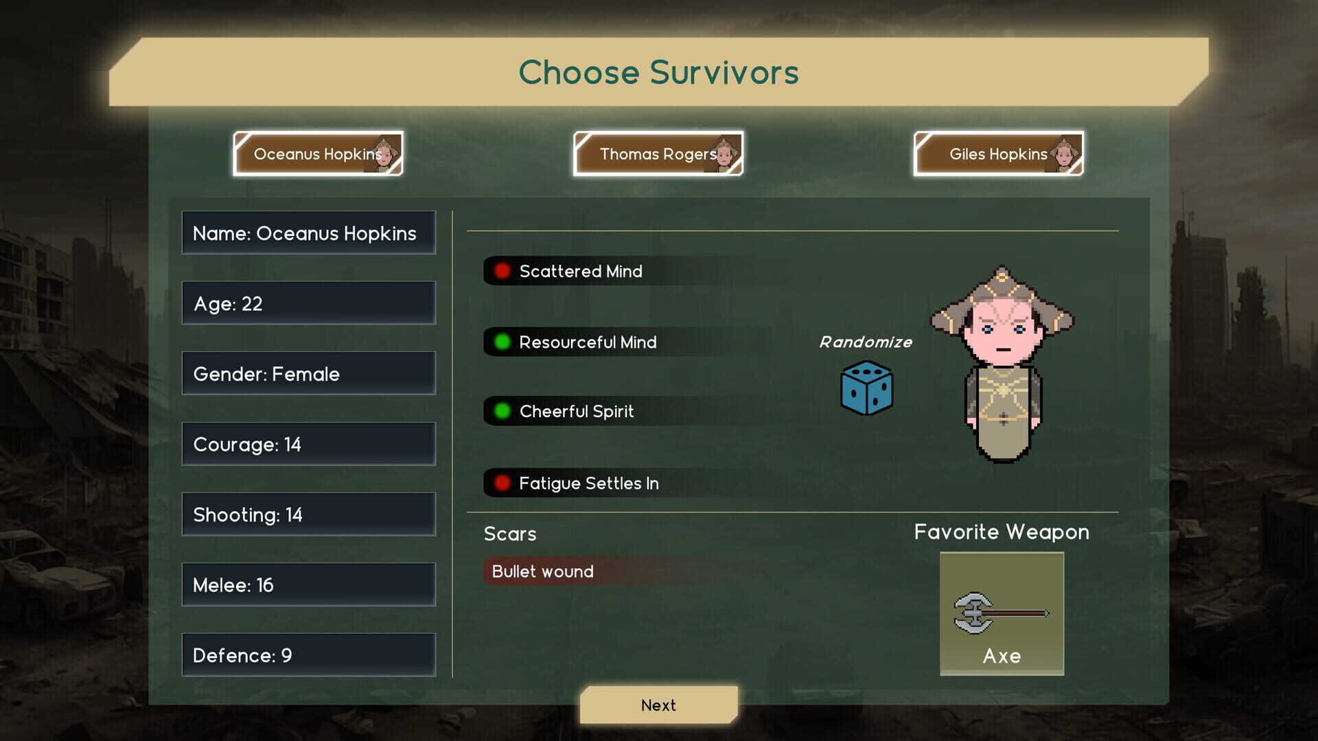 Mutagenesis - Screenshot