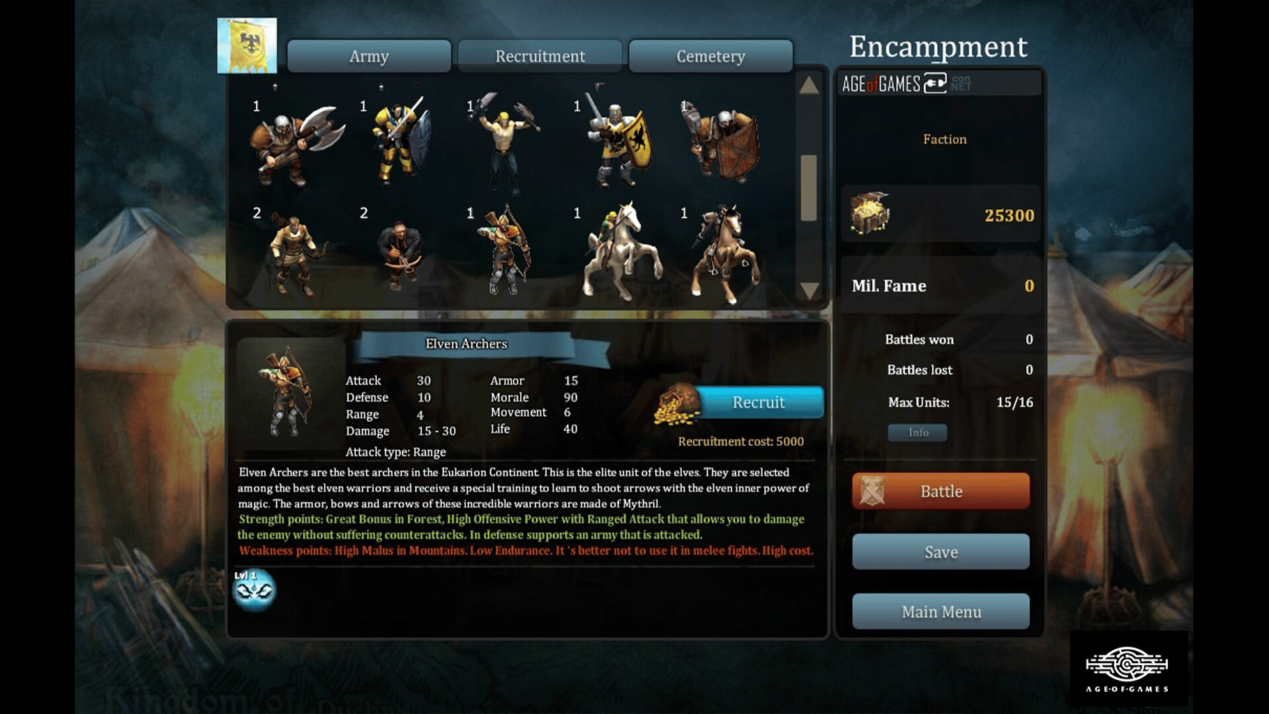 Fantasy Kommander: Eukarion Wars screenshot