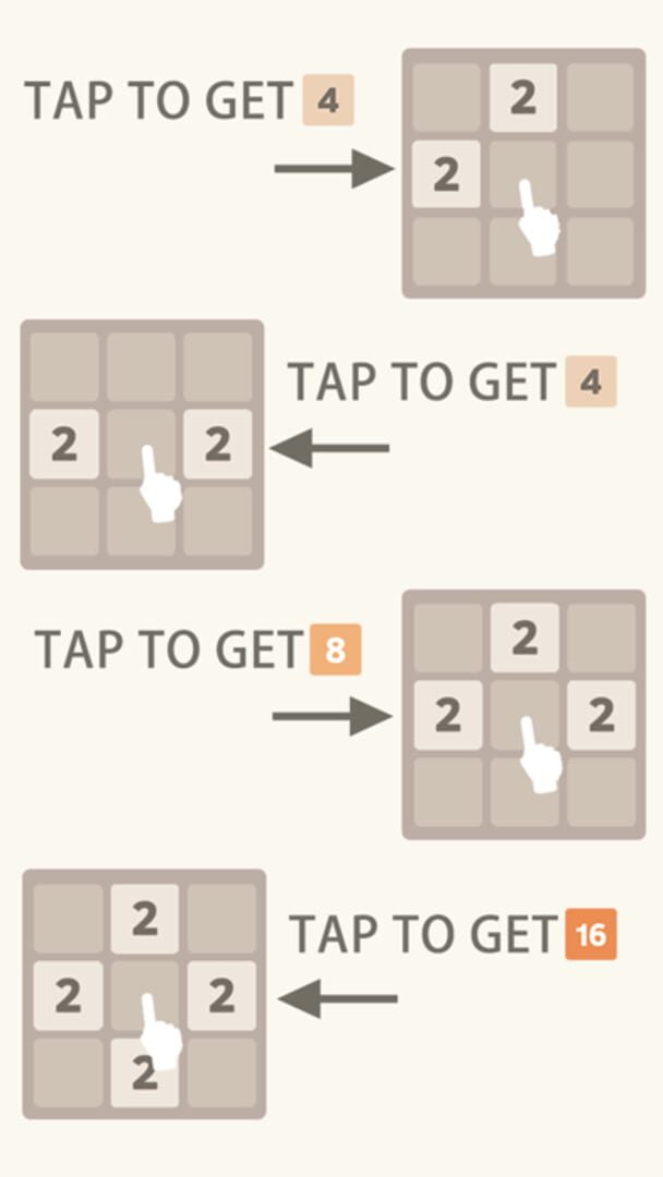 Just Get 2048: A Simple Puzzle Game! - Screenshot