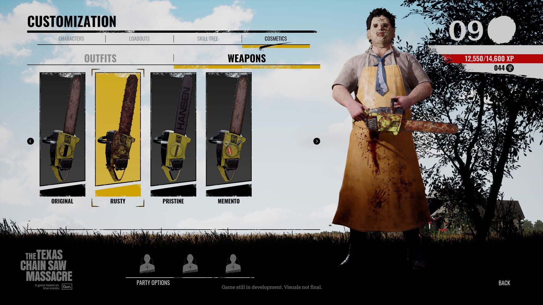 Captura de pantalla - The Texas Chain Saw Massacre: Chainsaw Skin Variants