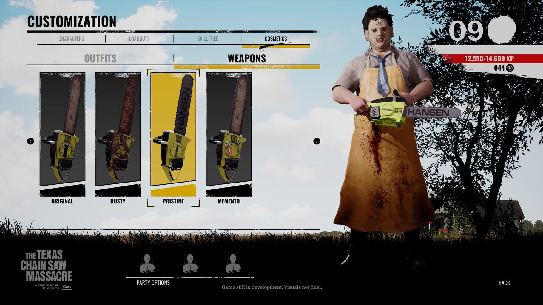 Captura de pantalla - The Texas Chain Saw Massacre: Chainsaw Skin Variants