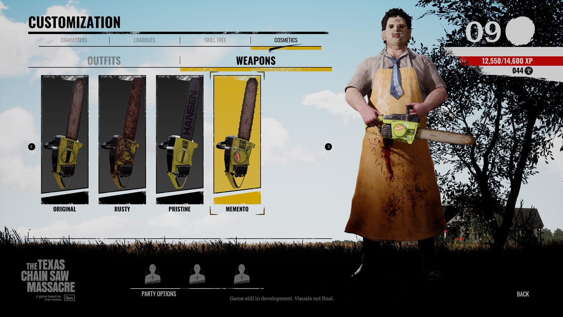 Captura de pantalla - The Texas Chain Saw Massacre: Chainsaw Skin Variants