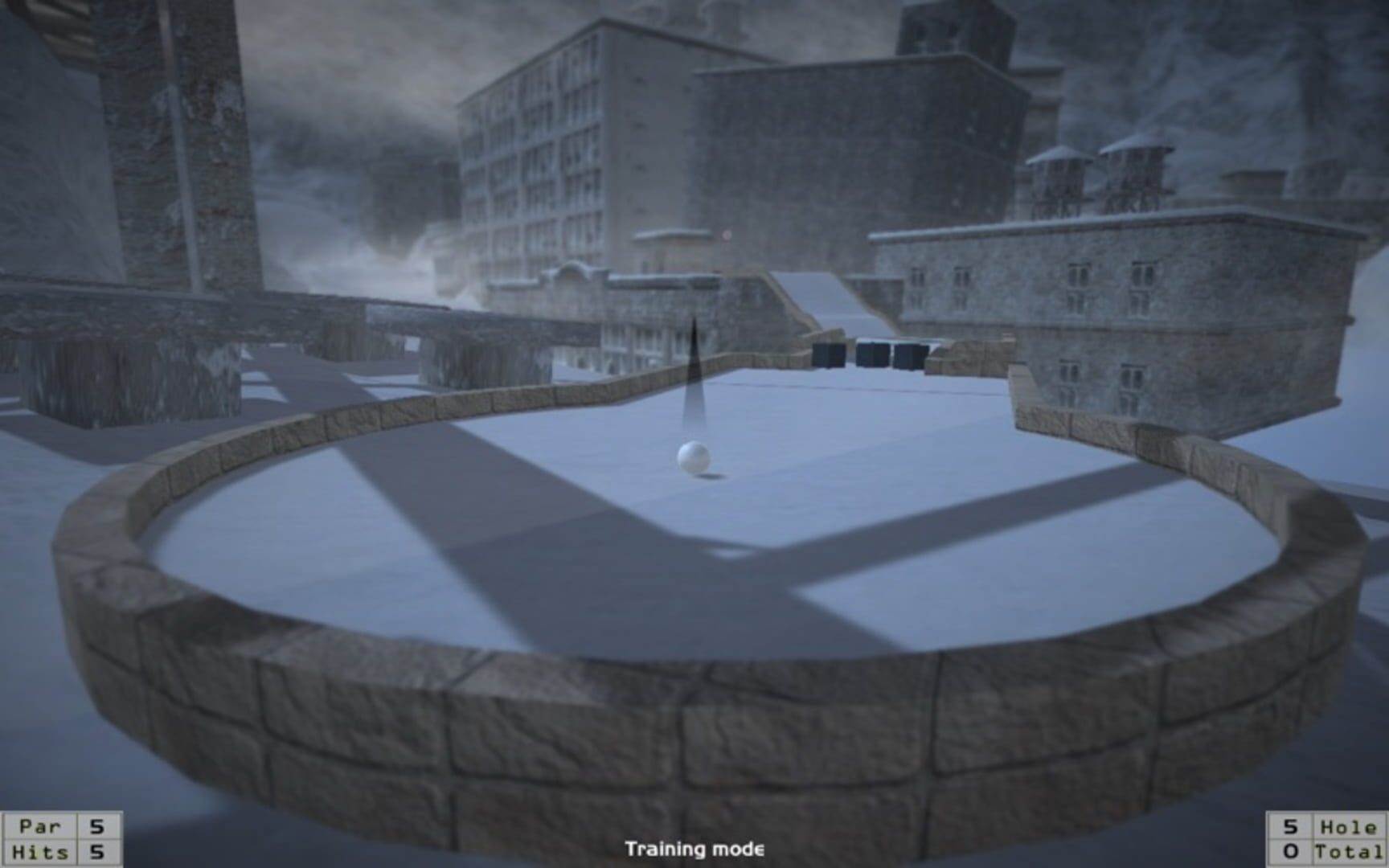 MiniGolf in Frozen City - Screenshot