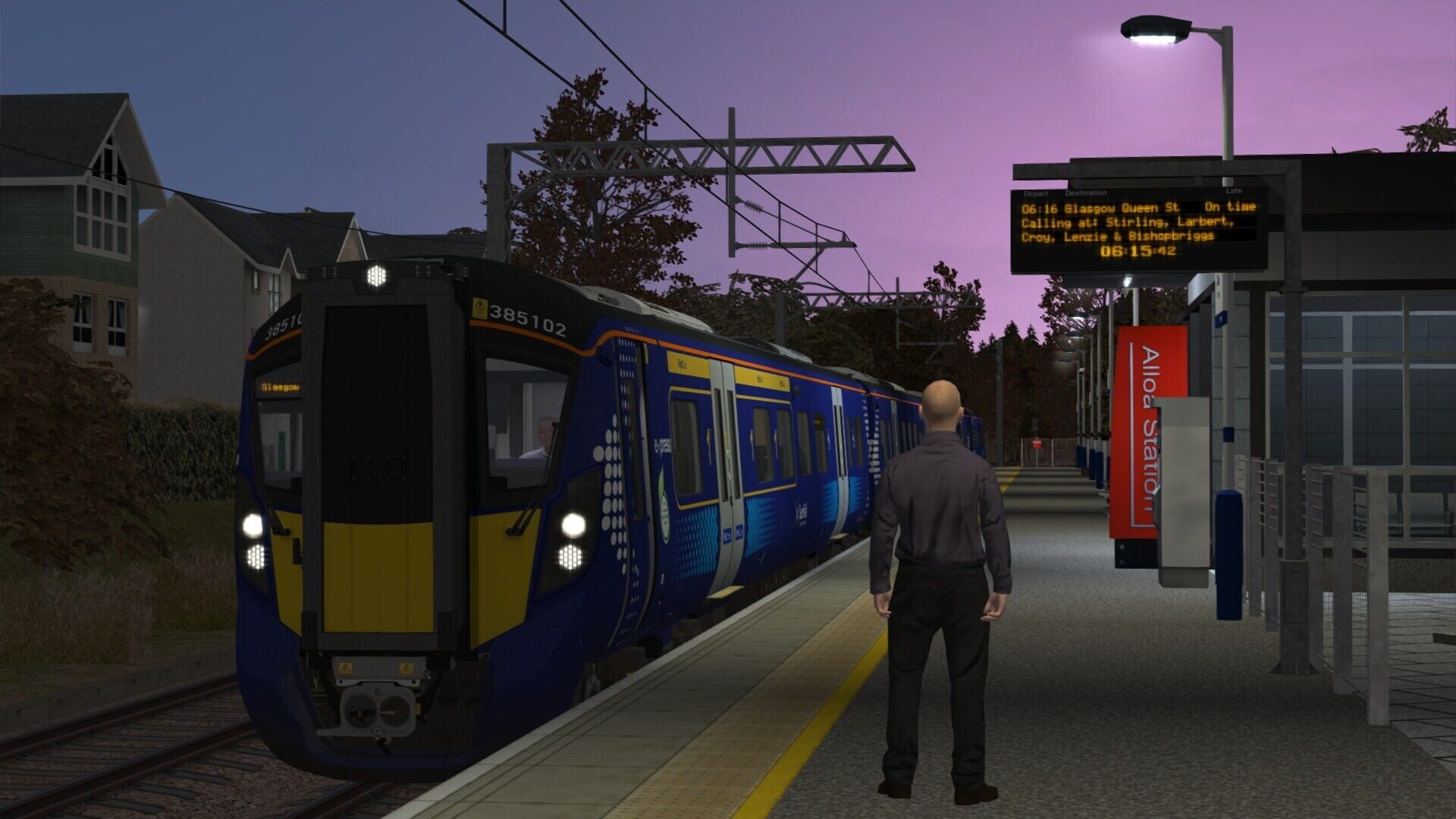Train Simulator: Glasgow to Dunblane and Alloa Route - Screenshot