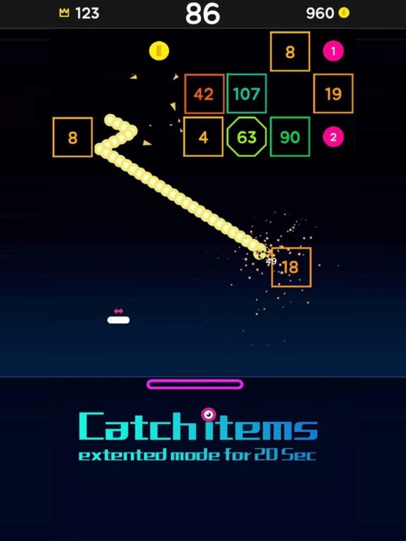 Snake Bricks-Bounce Balls - Screenshot