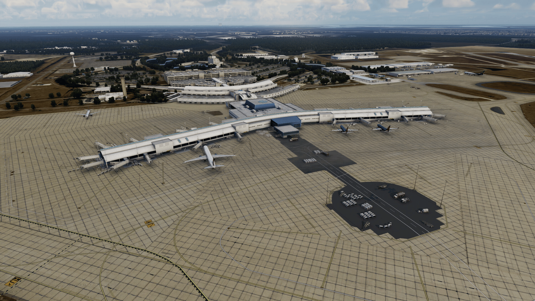 X-Plane 12: FSDesigns - Jacksonville International Airport screenshot