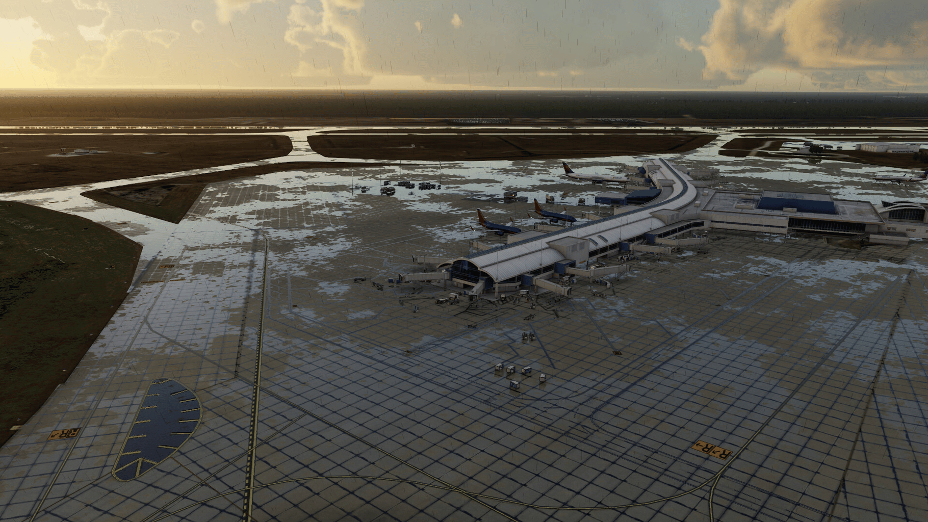 X-Plane 12: FSDesigns - Jacksonville International Airport screenshot